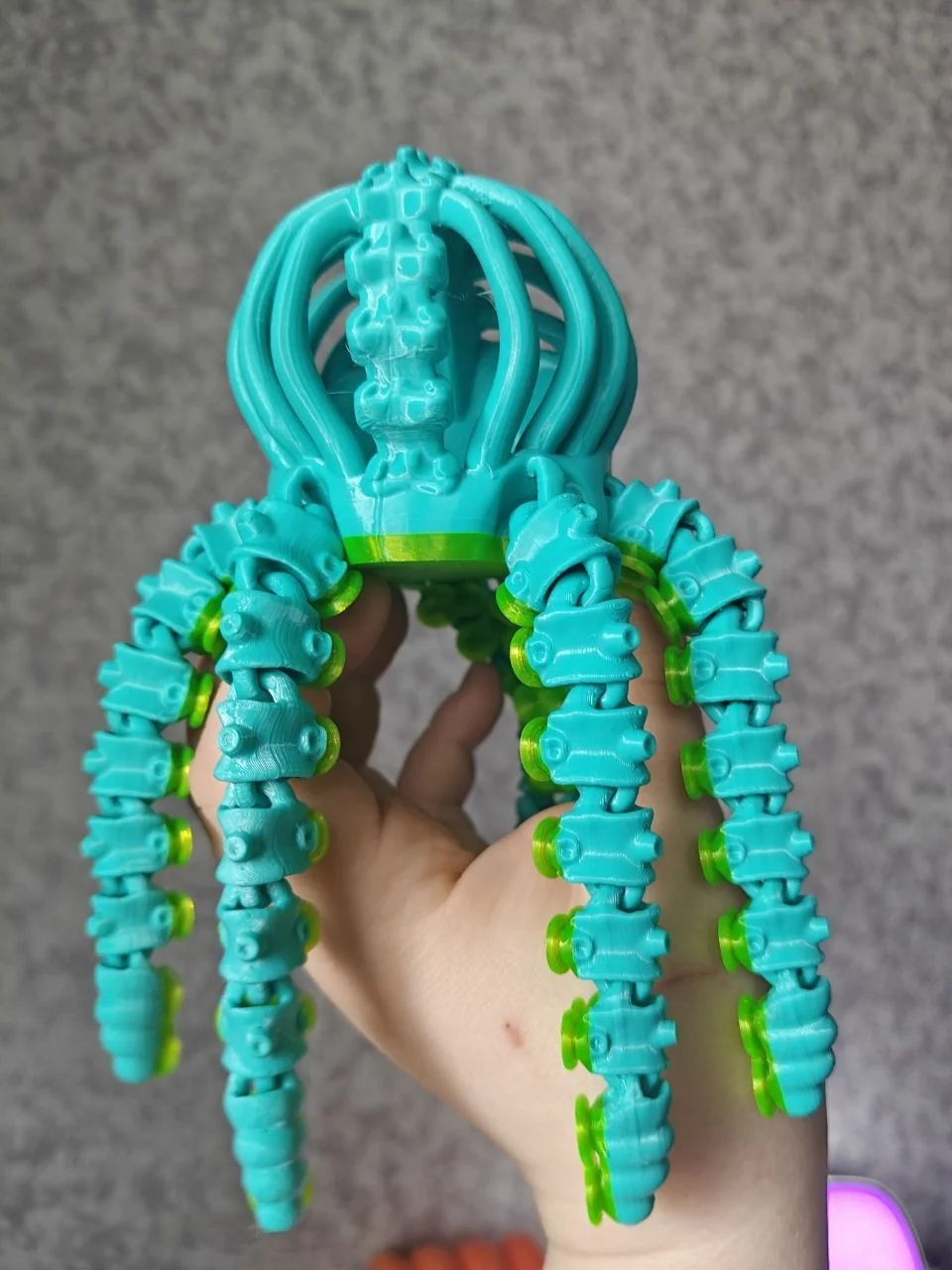 Подвижная игрушка Осьминог 🐙 - миниатюра 4
