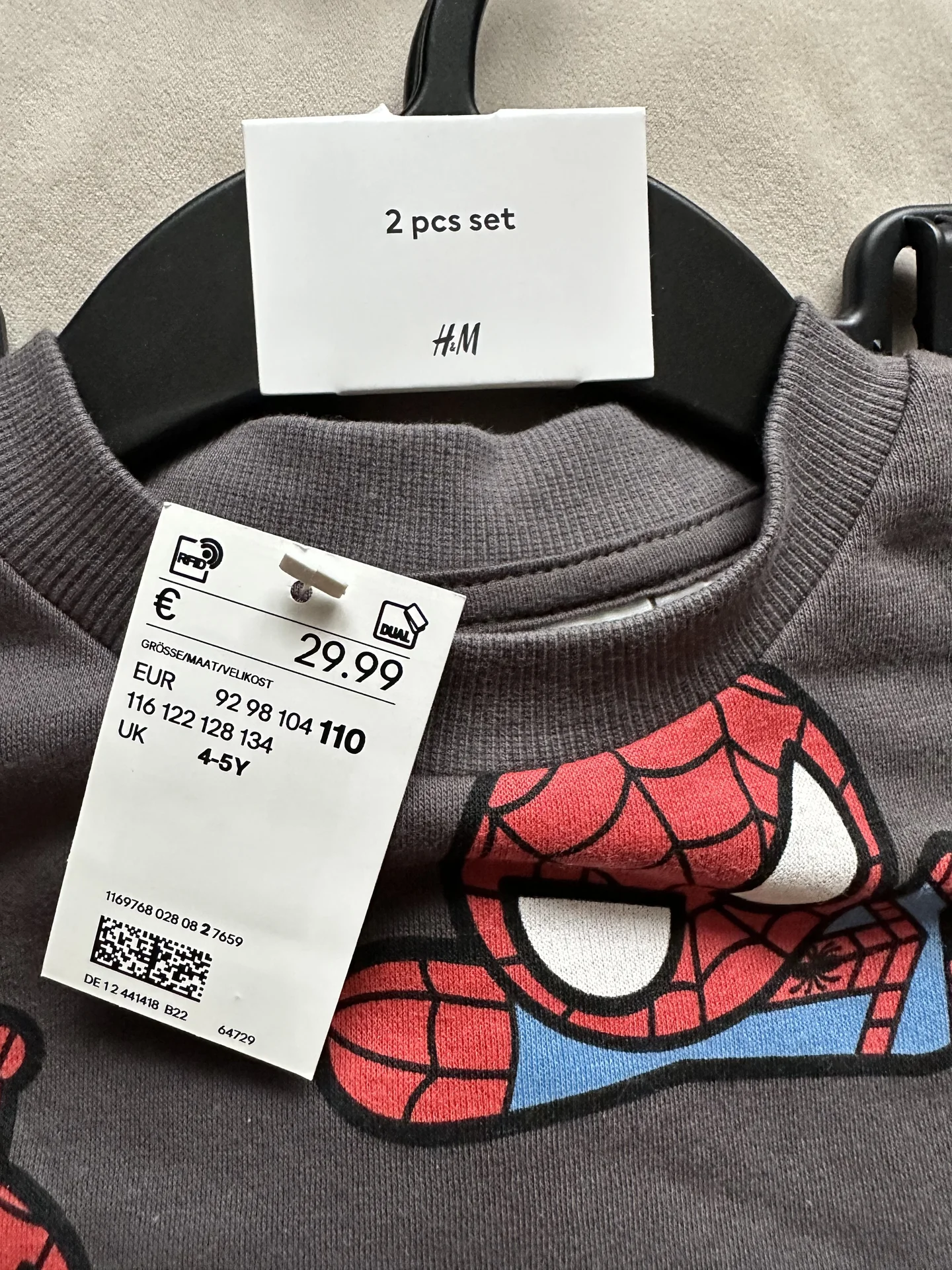 Костюм на флисе на мальчика 110 H&M - миниатюра 2