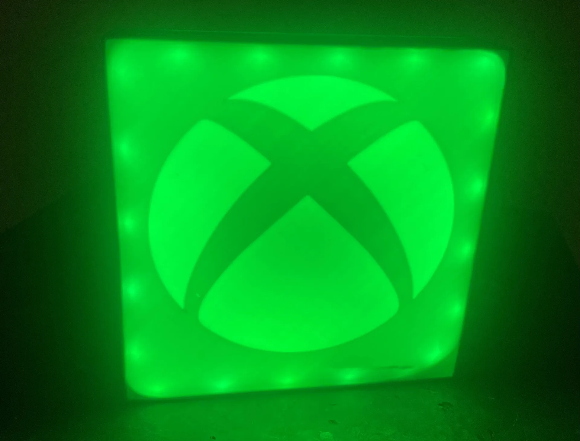 Светильник лайтбокс с логотипом xbox - миниатюра 4