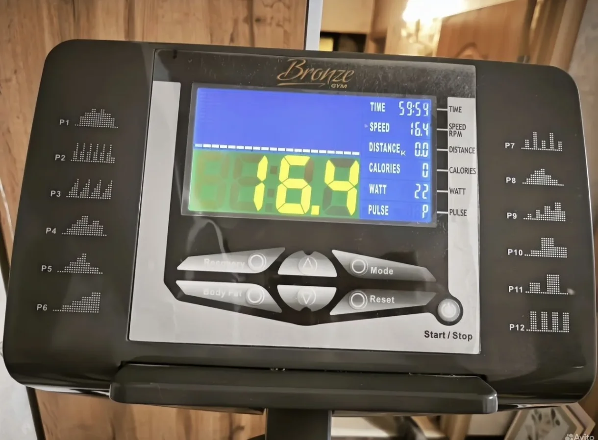 Эллиптический тренажёр Bronze gym E 900 Pro - миниатюра 7