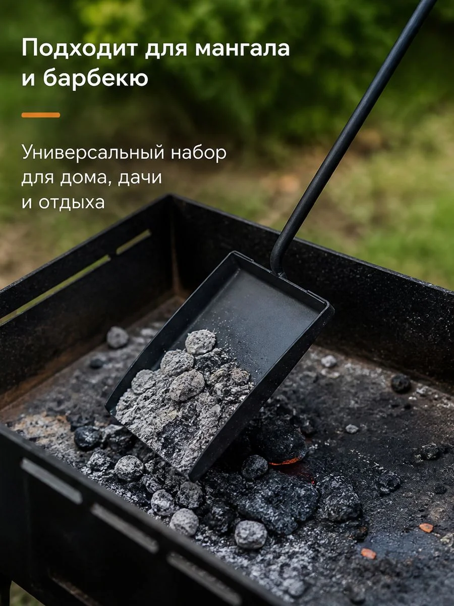 Набор:совок и кочерга - миниатюра 2