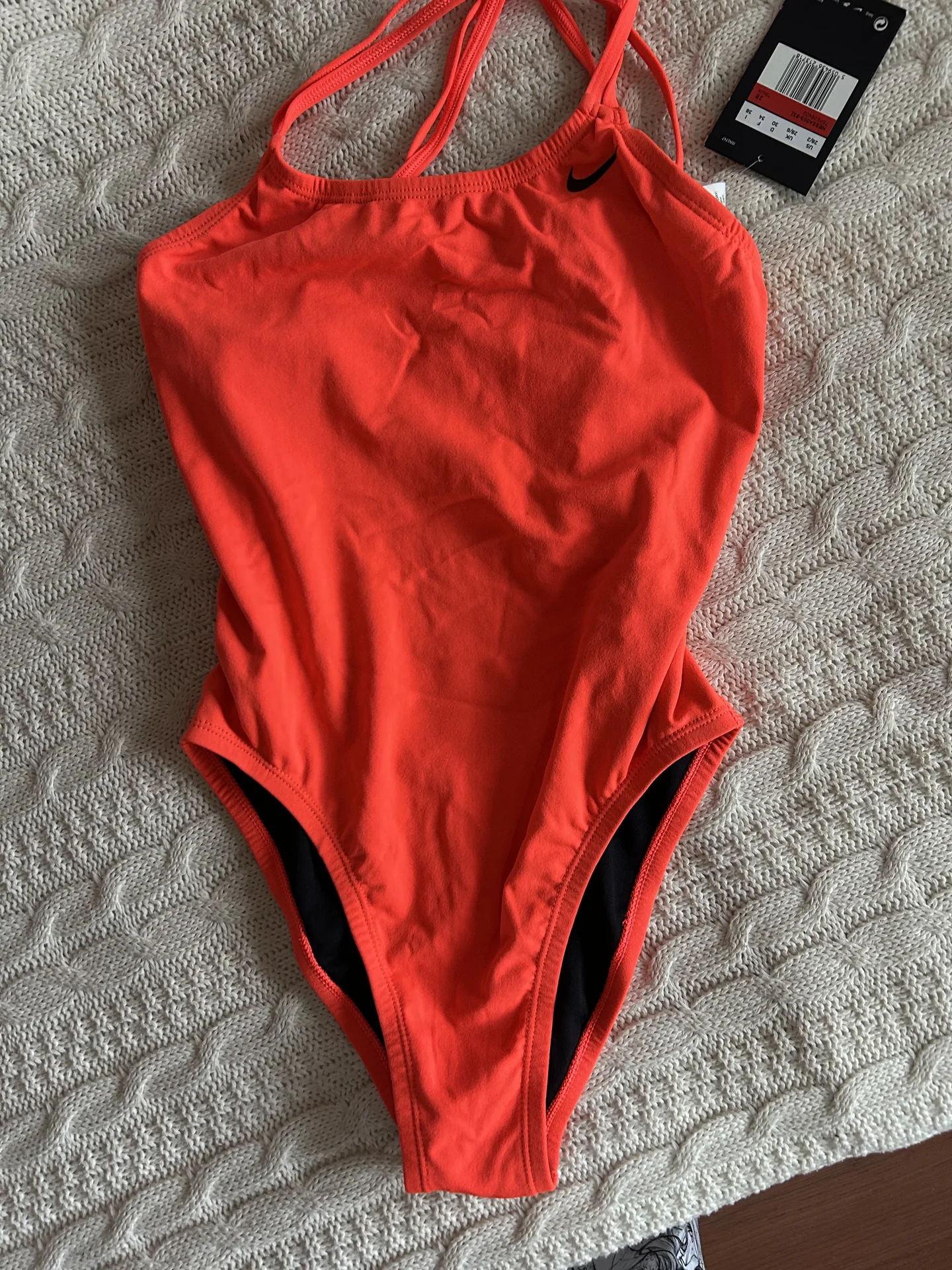 Купальник женский слитный спортивный Nike - миниатюра 3