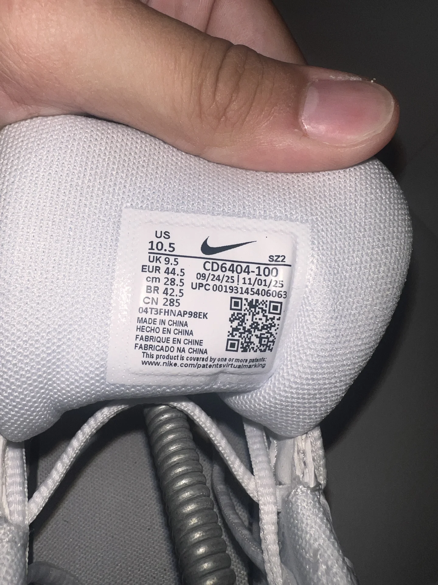 Кроссовки Nike P-6000 White - миниатюра 6