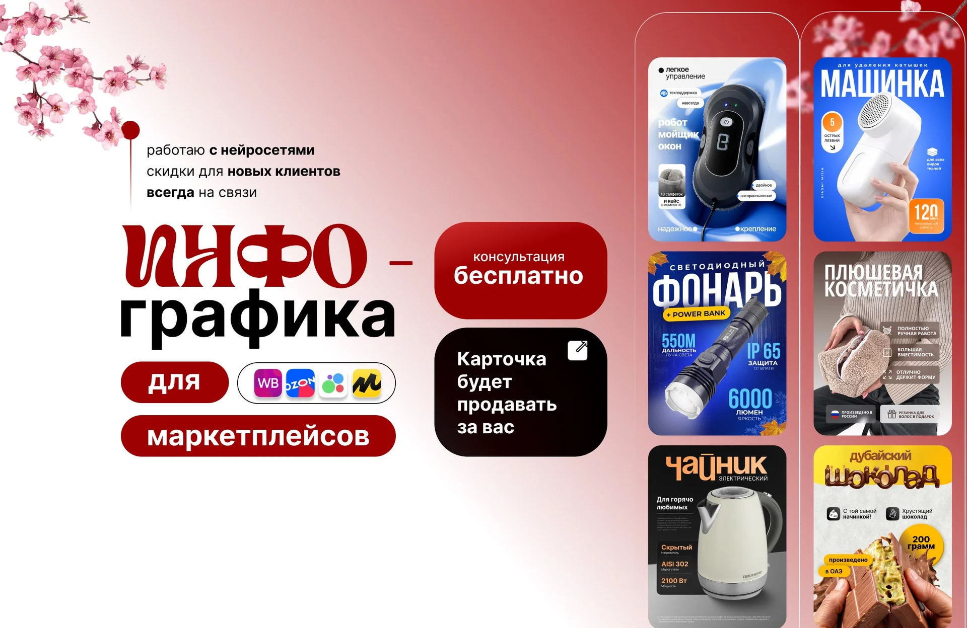Инфографика для маркетплейсов - изображение 1