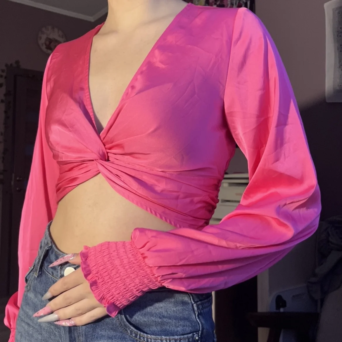 Розовый топ bimbo - изображение 1