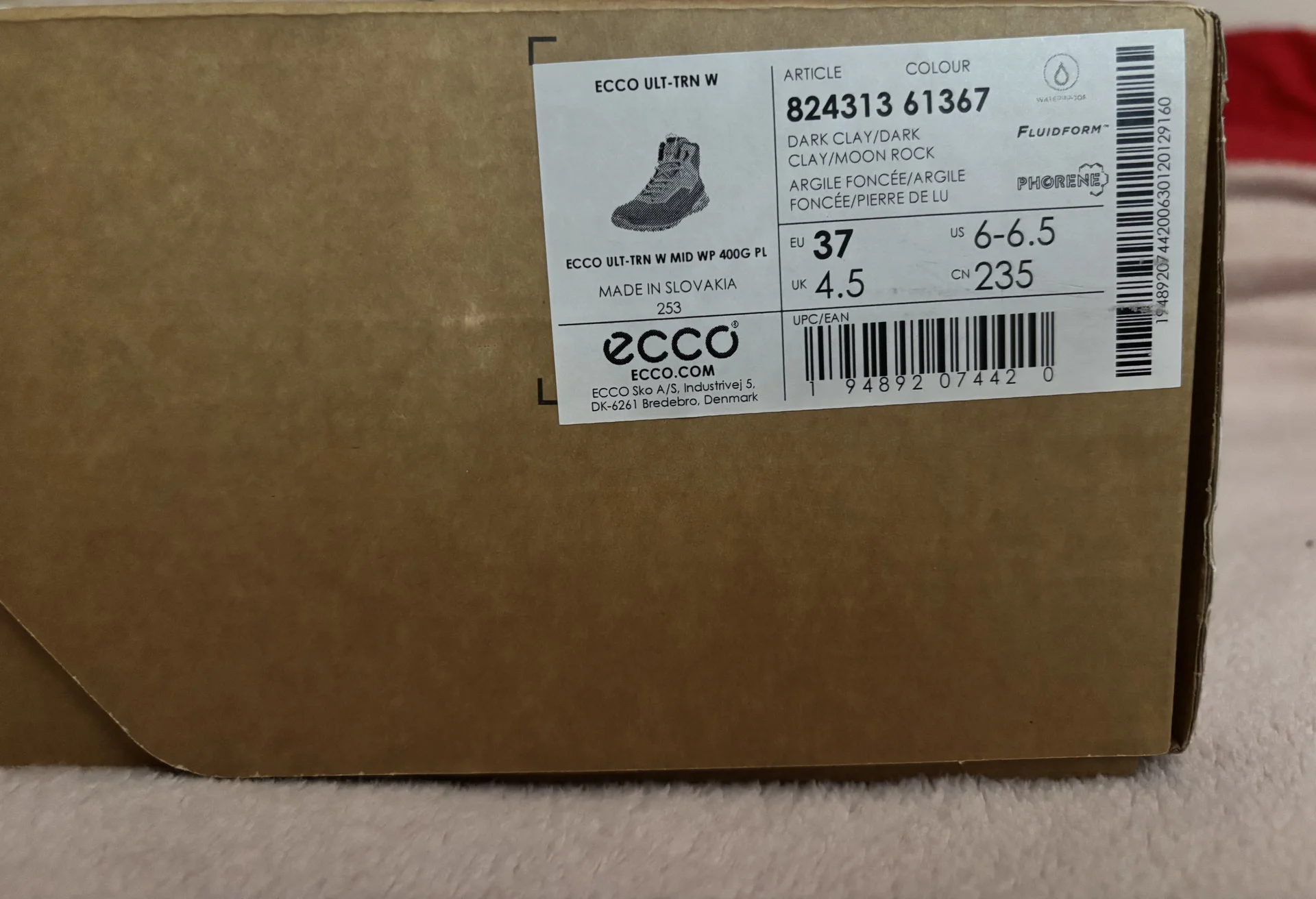 кроссовки женские ecco ult-trn w 37размер - миниатюра 4