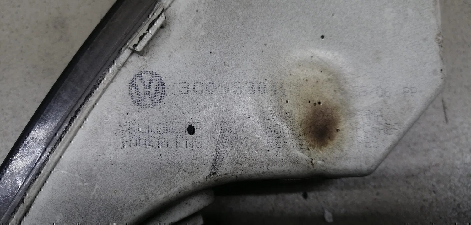 Указатель поворота в бампер левый VW Passat [B6] 2005-2010 - миниатюра 6
