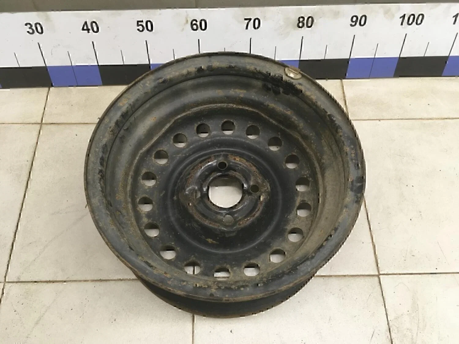 Диск колесный железо Hyundai-KIA RIO 2000-2004 - миниатюра 3