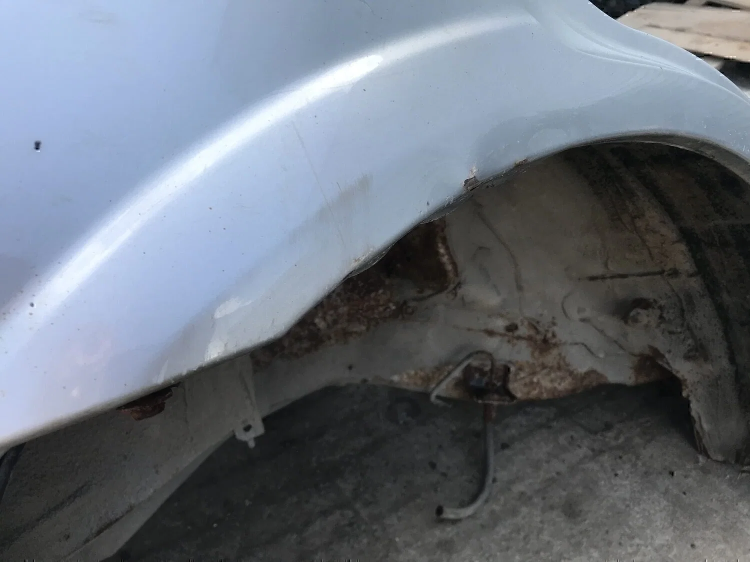 Крыло заднее правое NISSAN Almera N16 2000-2006 - миниатюра 6