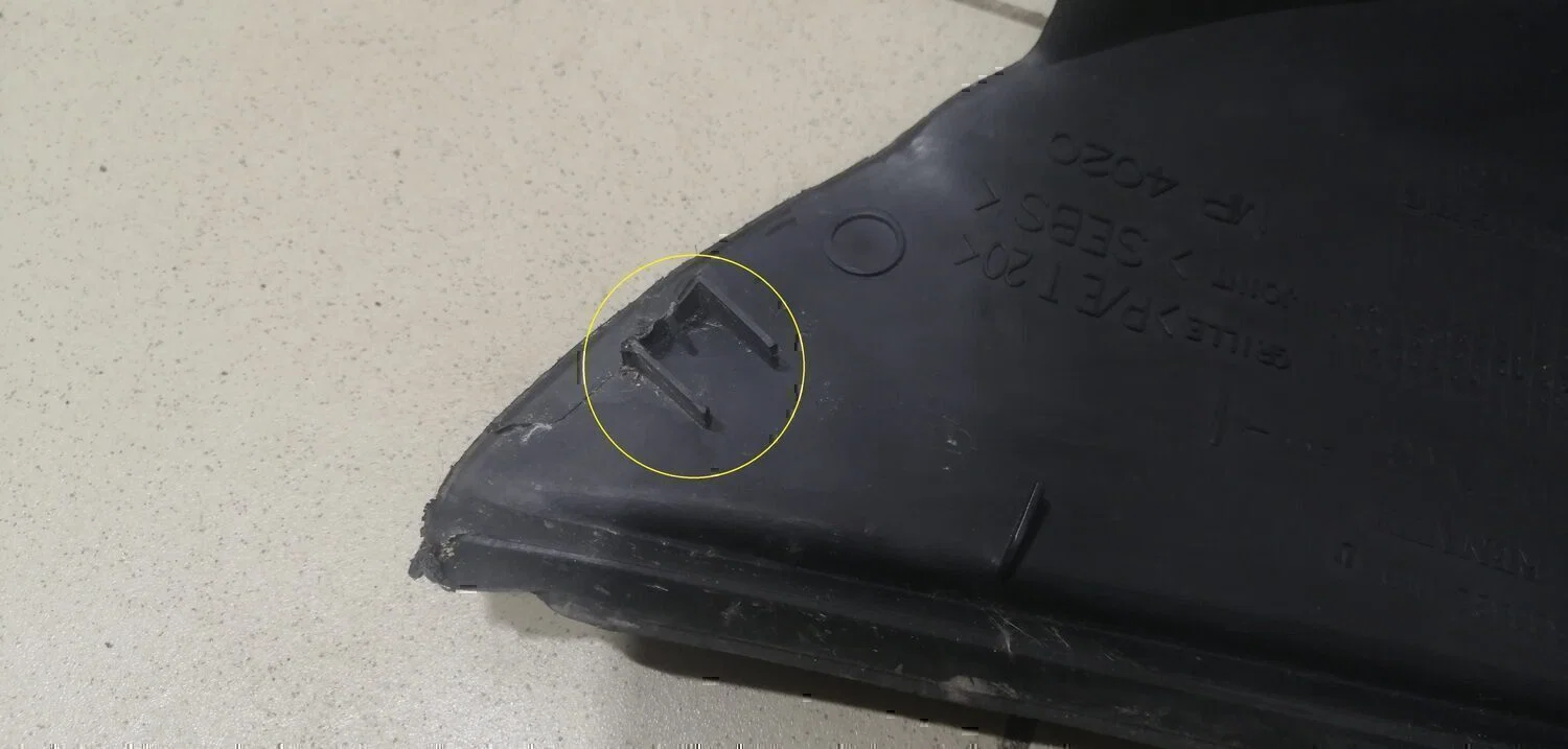 Решетка стеклооч. (планка под лобовое стекло) RENAULT Scenic 2003-2009 - миниатюра 6