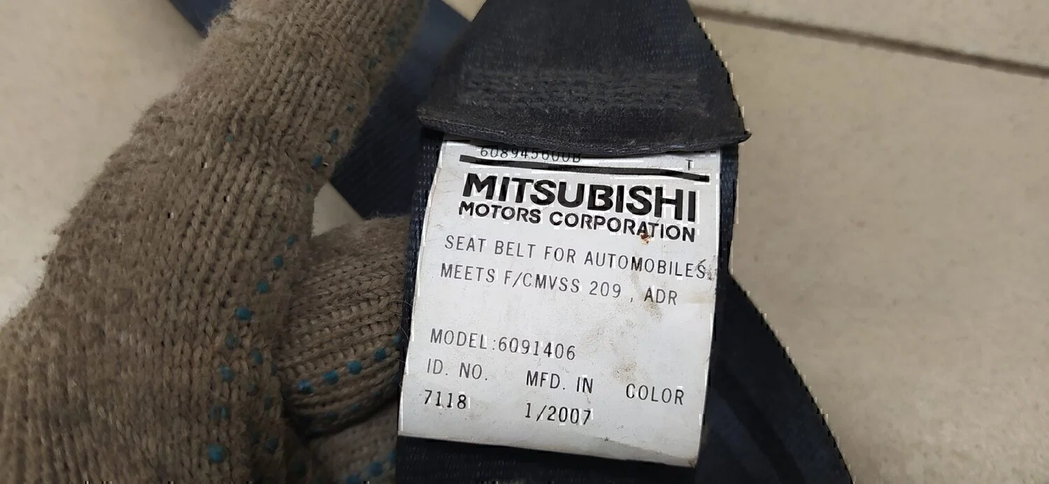 Ремень безопасности с пиропатроном MITSUBISHI Outlander XL (CW) 2006-2012 - миниатюра 7