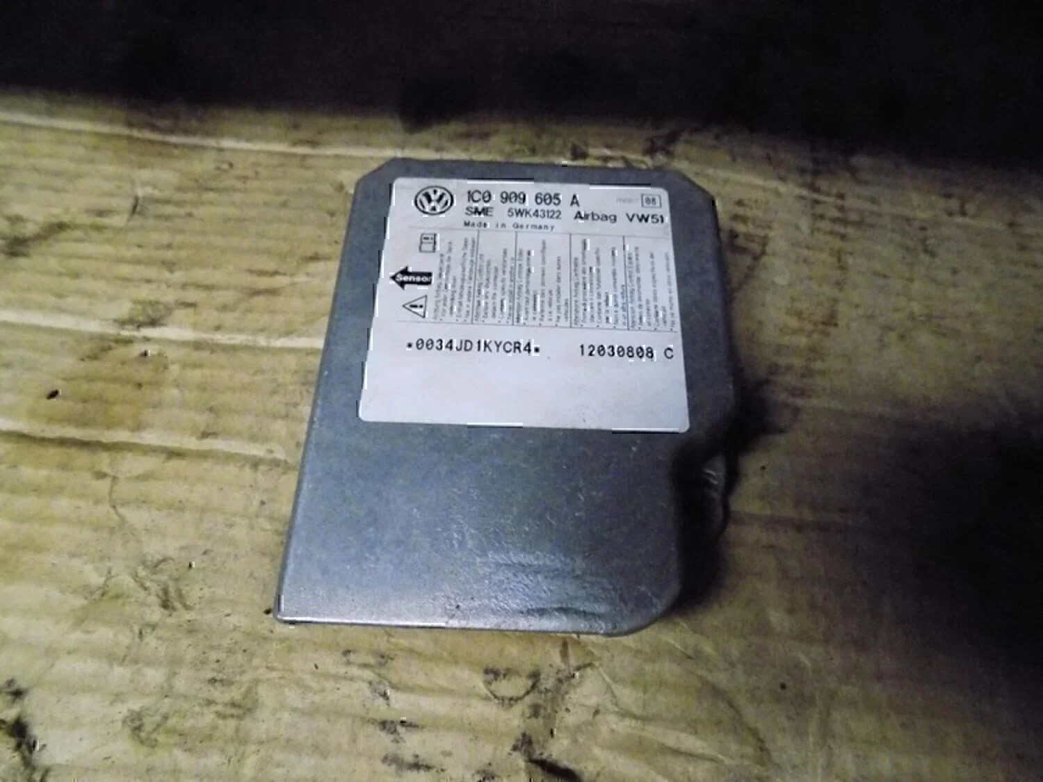 Блок управления AIR BAG VW Transporter T5 2003-2015 - миниатюра 2