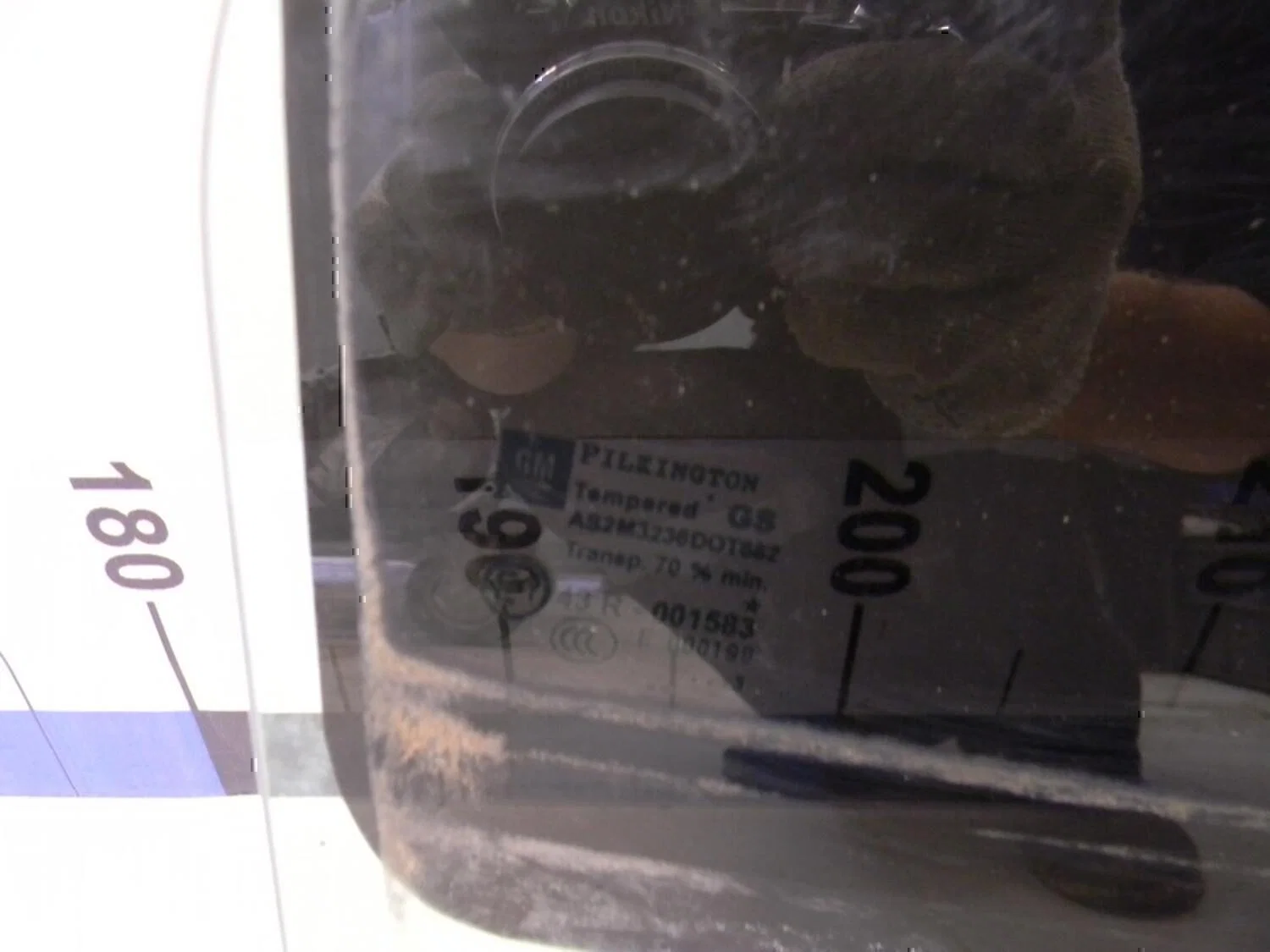Стекло двери задней правой OPEL Astra J 2010> - миниатюра 2