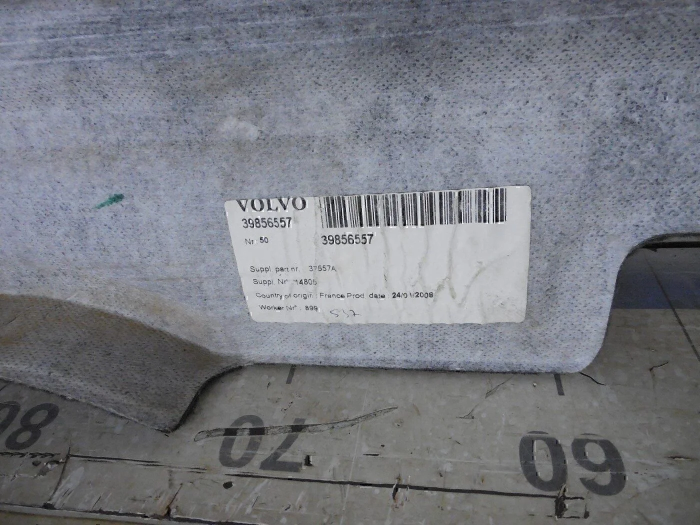 Полка VOLVO S40 2004-2012 - миниатюра 5