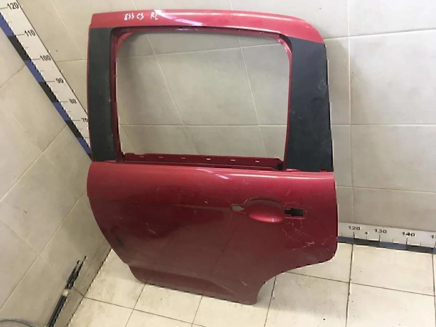 Дверь задняя левая Peugeot-Citroen C3 2009-2016 - миниатюра 2