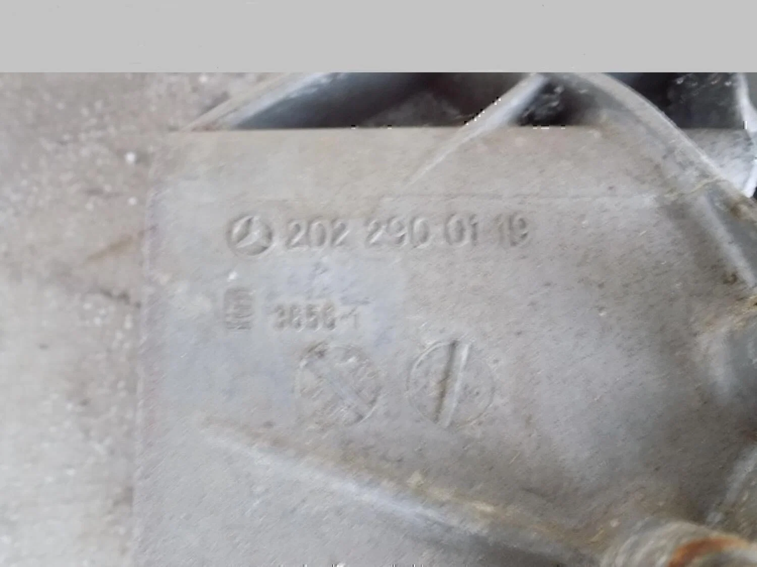 Блок педалей MERCEDES-BENZ W202 1993-2000 - миниатюра 3