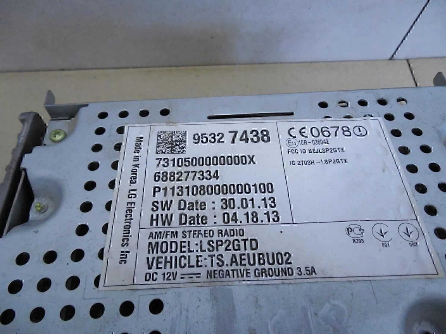 Магнитола Chevrolet Aveo (T300) 2011> - миниатюра 7