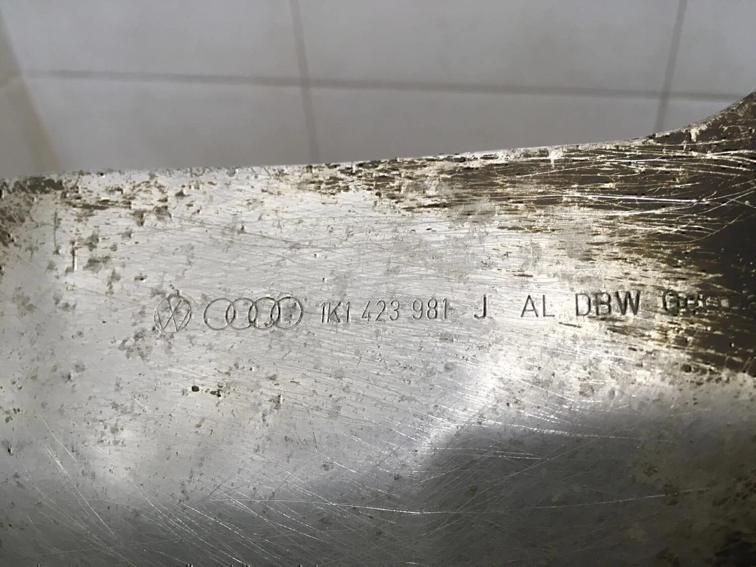 Экран тепловой Audi Passat [B6] 2005-2010 - миниатюра 5