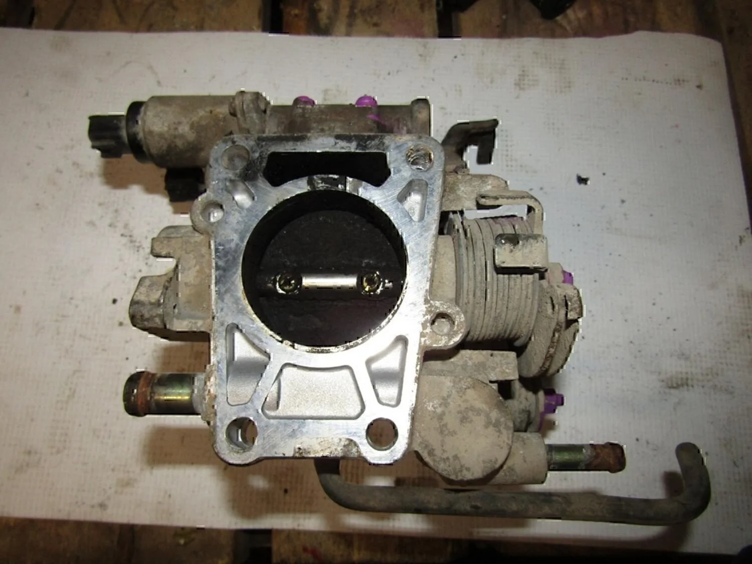 Заслонка дроссельная механическая NISSAN Almera N15 1995-2000 - миниатюра 6