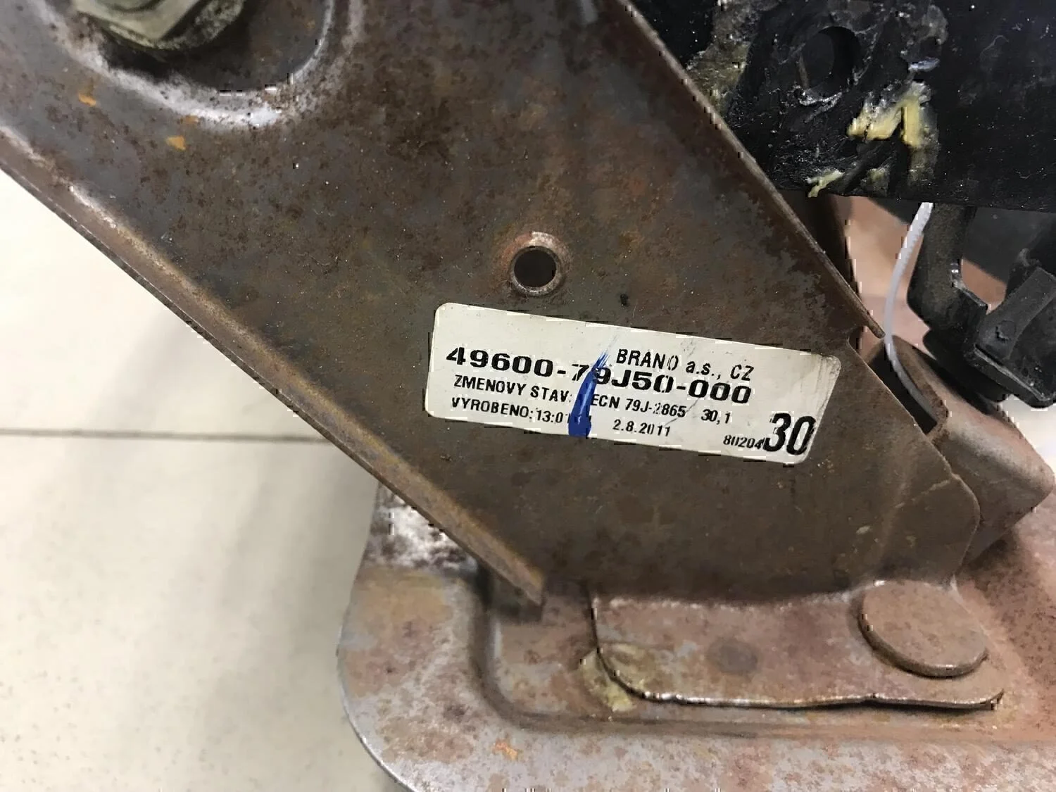 Блок педалей SUZUKI SX4 2006-2013 - миниатюра 6