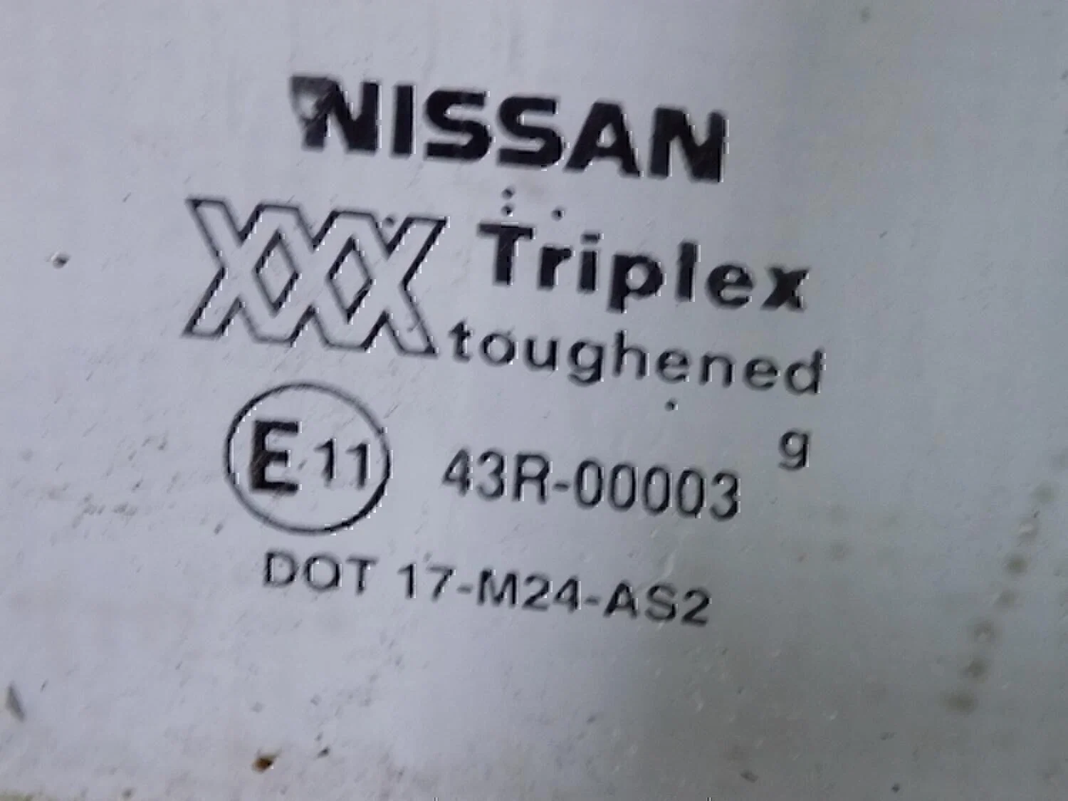 Стекло двери задней правой NISSAN Primera P11E 1996-2002 - миниатюра 2