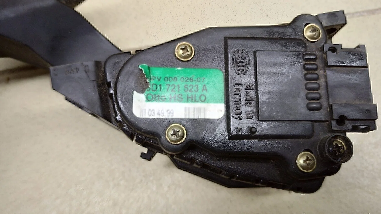 Педаль газа Audi A4 [B5] 1994-2000 - миниатюра 7