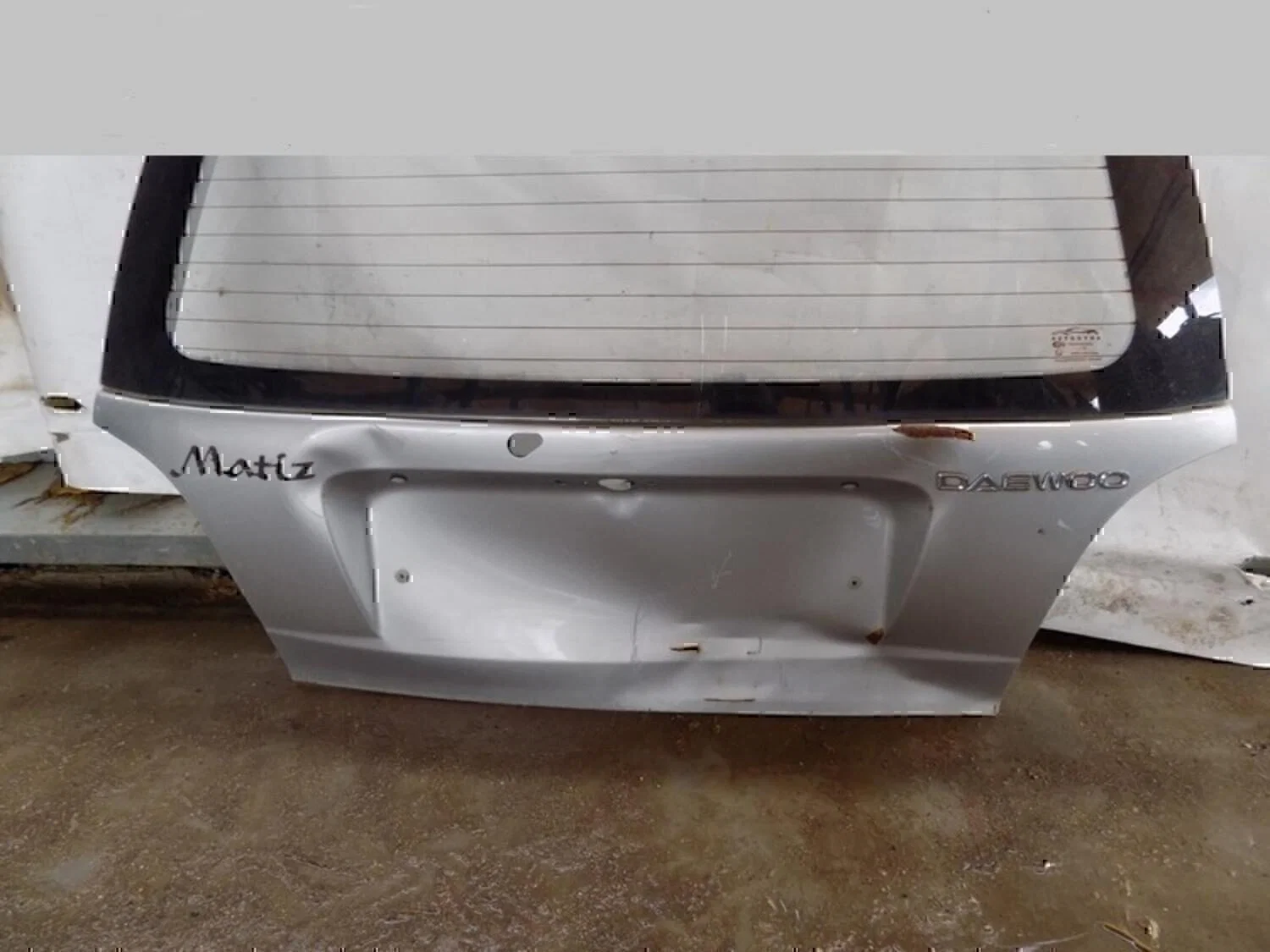 Дверь багажника со стеклом DAEWOO Matiz 2001-2015 - миниатюра 2