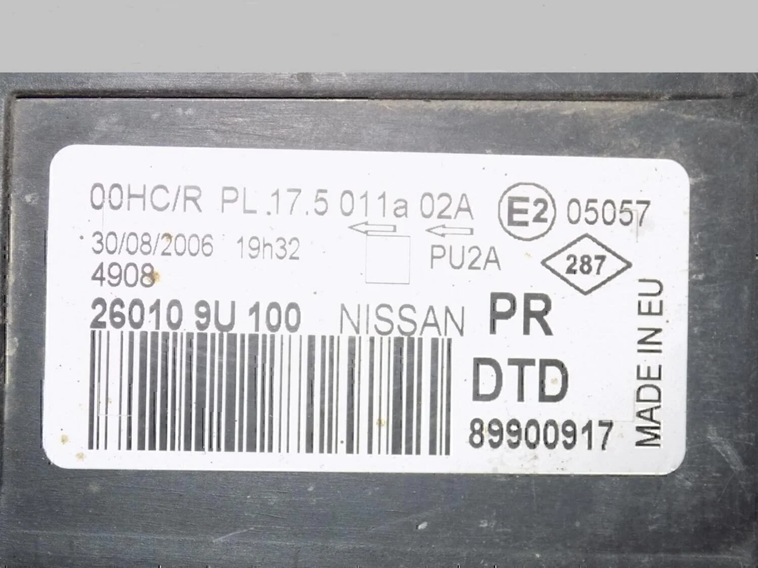 Фара левая NISSAN Note (E11) 2006-2013 - миниатюра 4