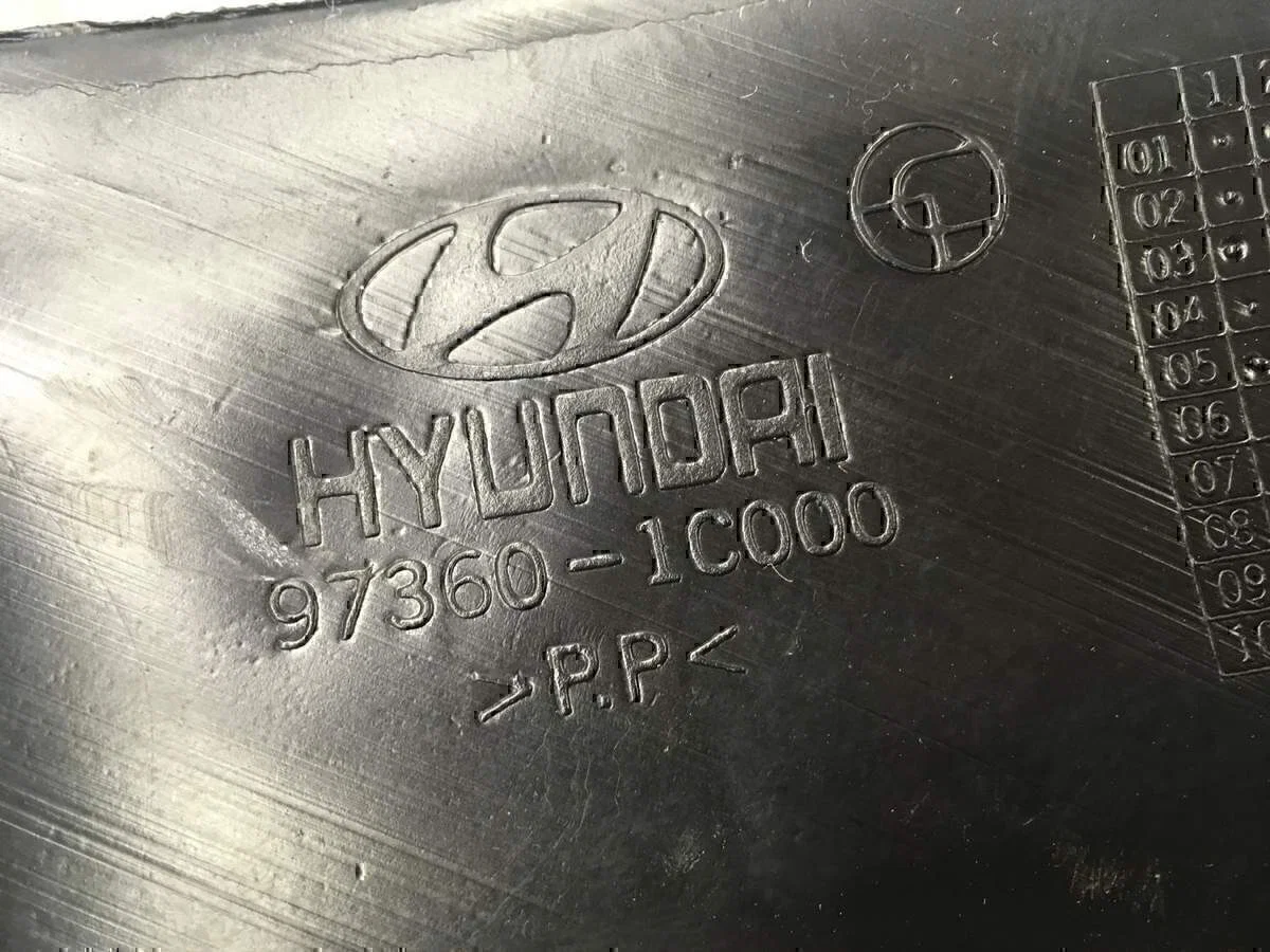 Воздуховод отопителя Hyundai-KIA Getz 2002-2010 - миниатюра 5