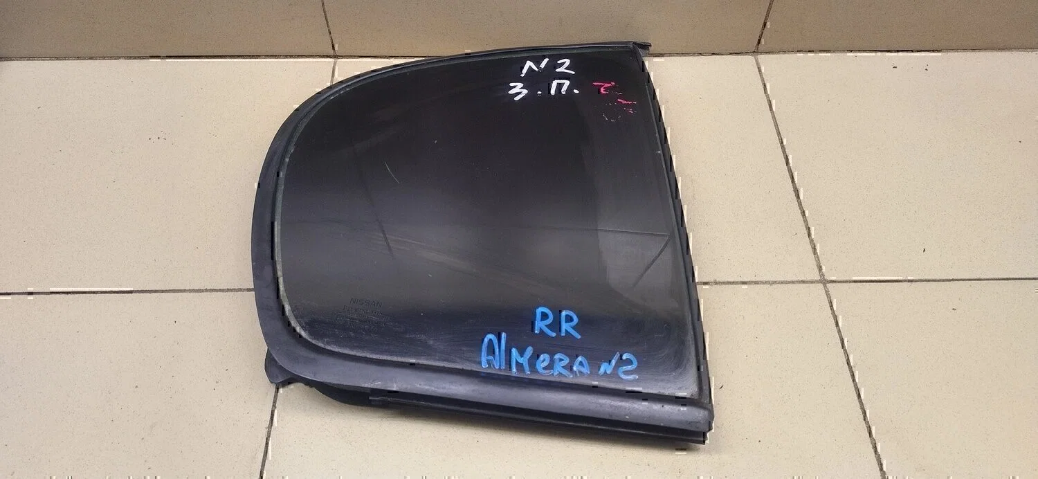 Стекло двери задней правой (форточка) NISSAN Almera N16 2000-2006