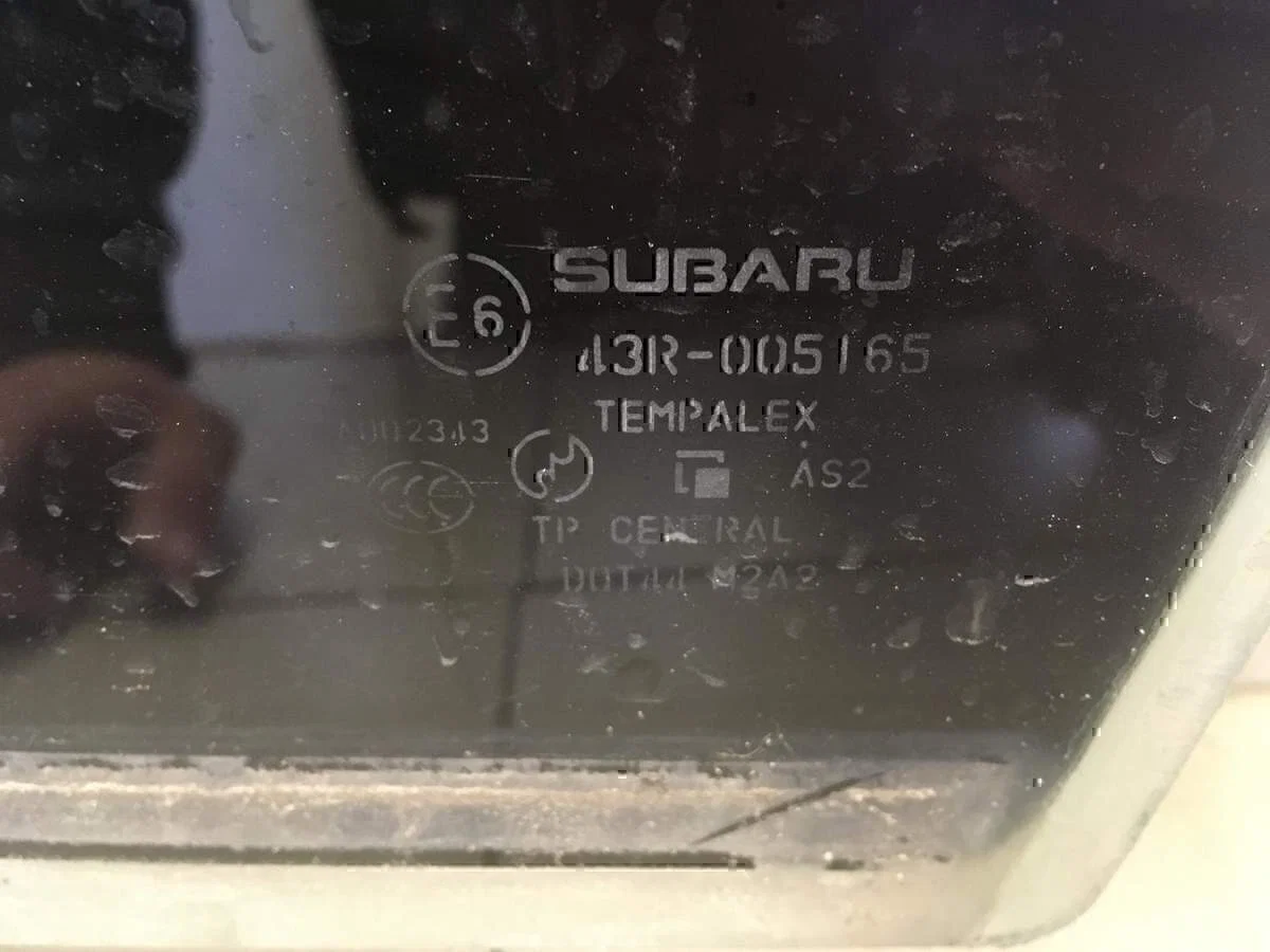 Стекло двери задней левой Subaru Impreza (G12) 2007-2012 - миниатюра 3