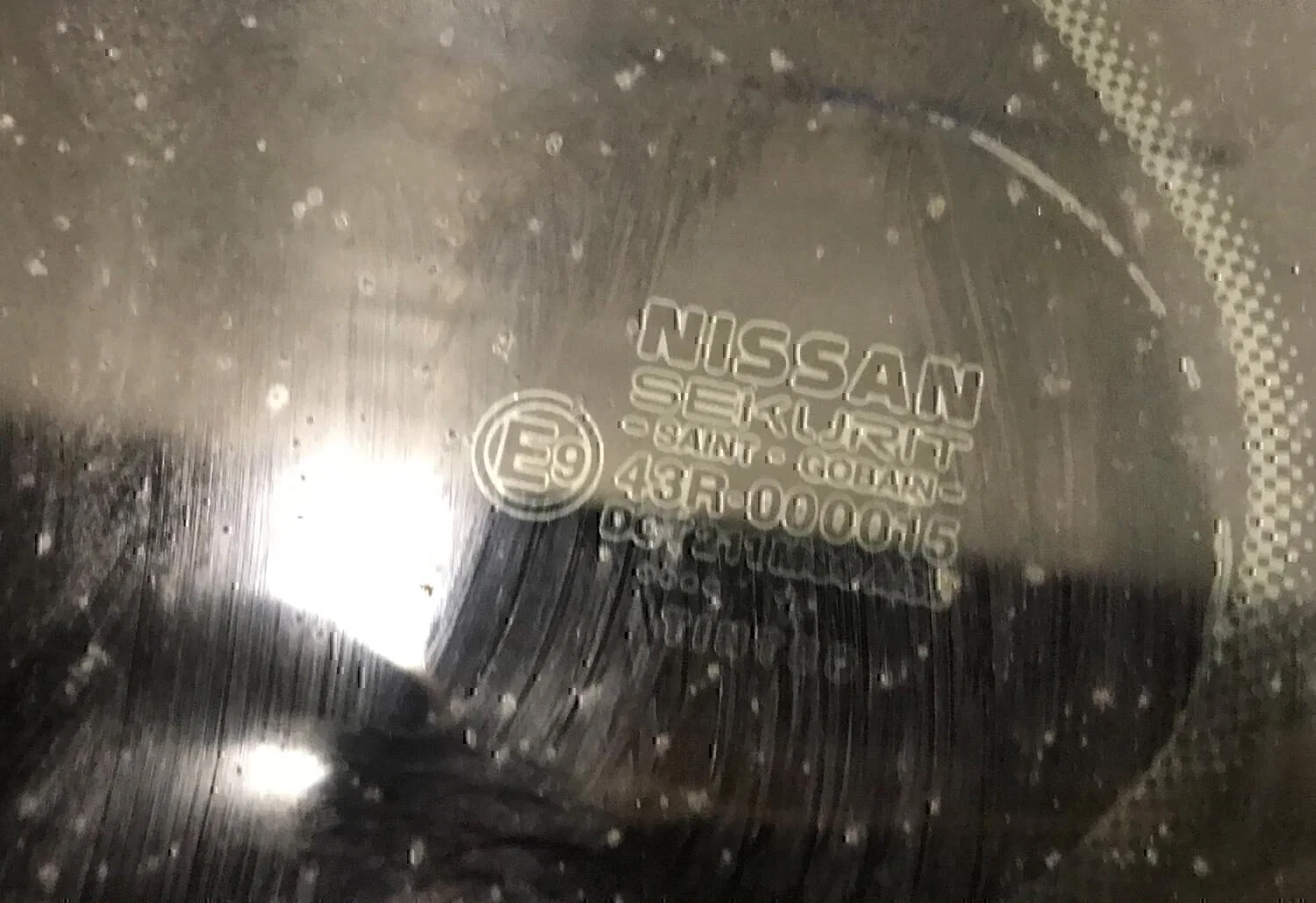 Стекло кузовное глухое левое NISSAN Almera Tino 2000-2006 - миниатюра 7