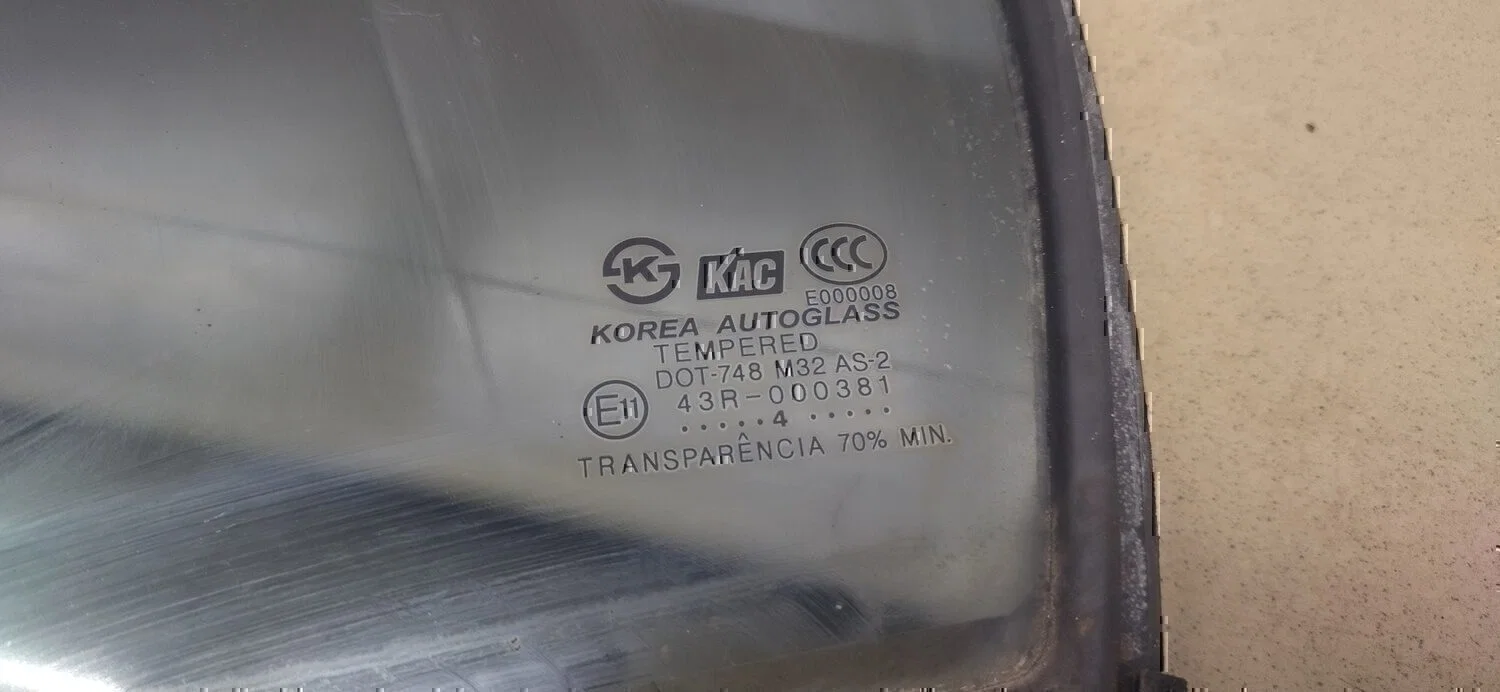 Стекло двери задней левой (форточка) Hyundai-KIA Elantra 2000-2005 - миниатюра 4