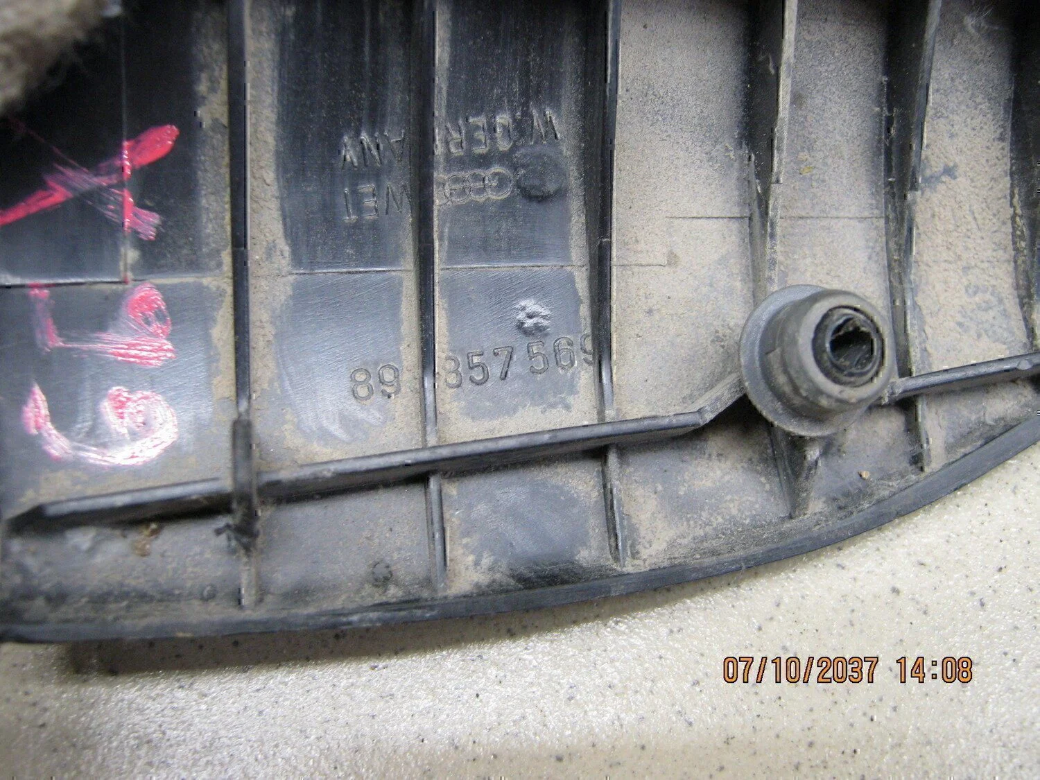 Накладка (кузов внутри) Audi 80/90 [B4] 1991-1994 - миниатюра 4