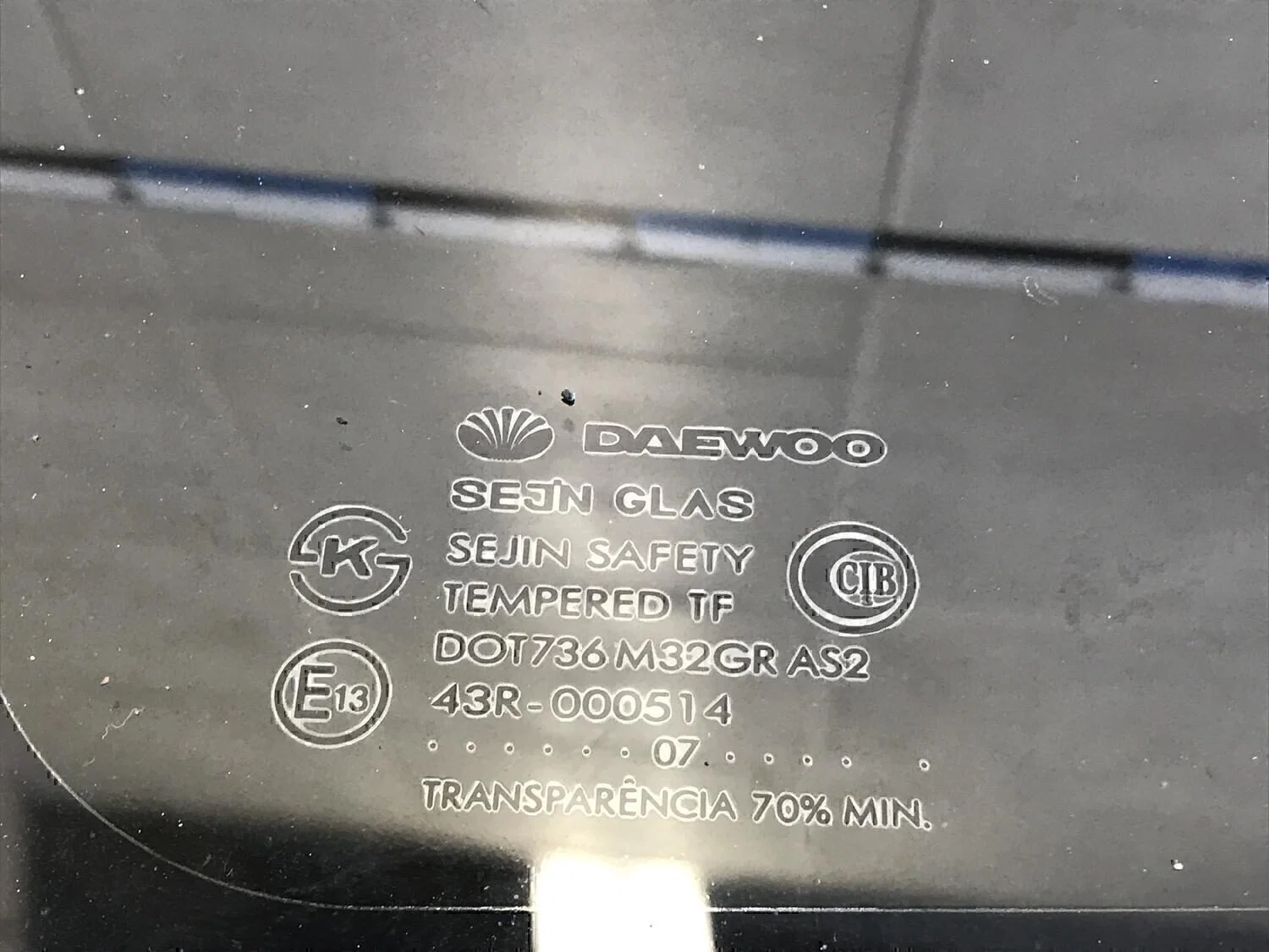 Стекло кузовное глухое левое DAEWOO Nexia 1995-2016 - миниатюра 8