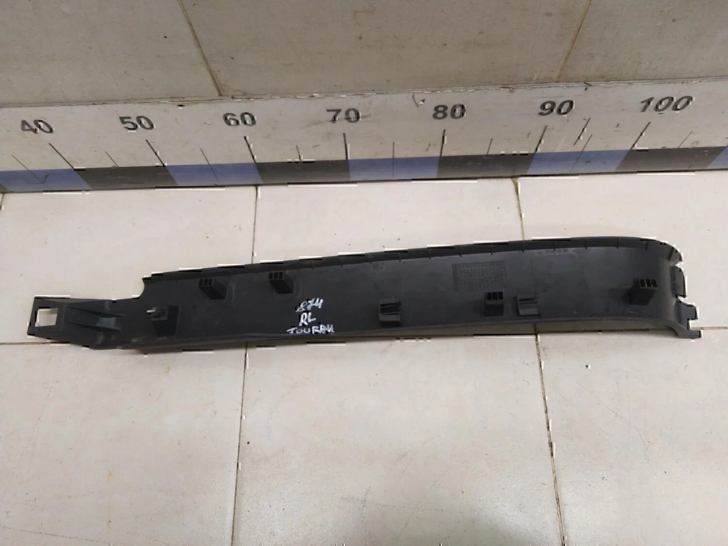 Накладка порога (внутренняя) VW Touran 2003-2010 - миниатюра 6