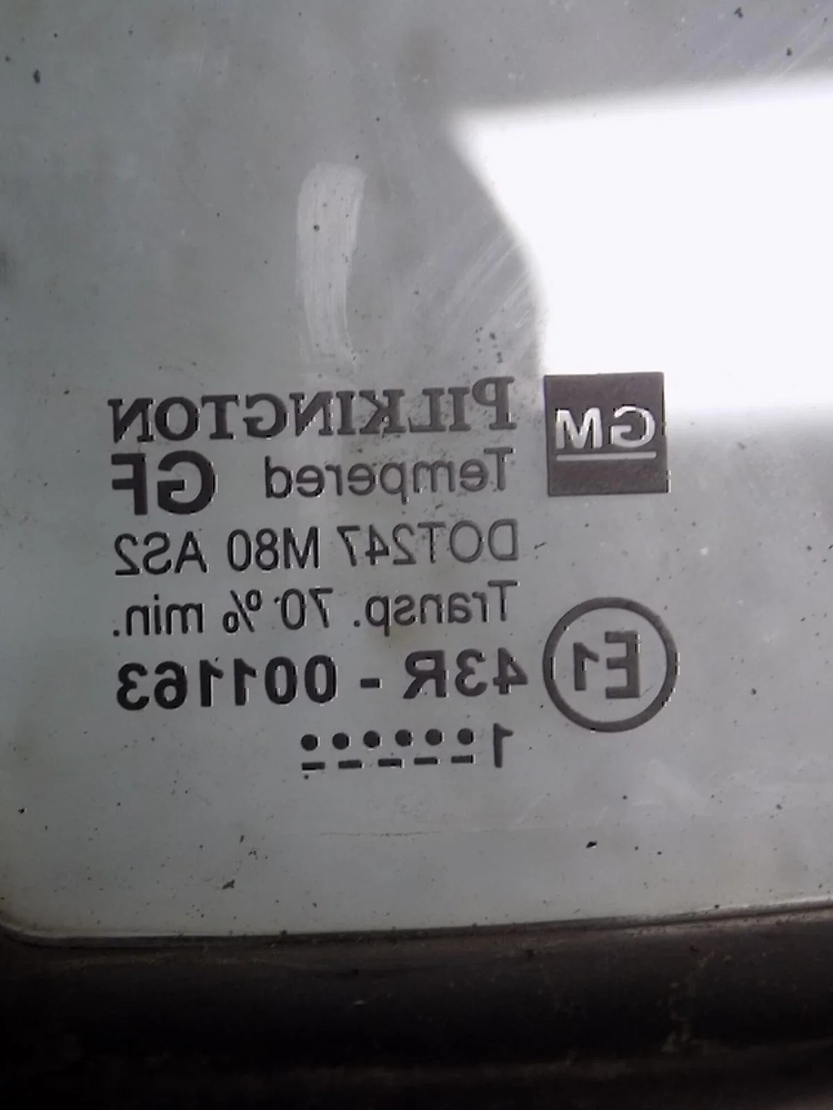 Стекло двери передней левой (форточка) OPEL Agila A 2000-2008 - миниатюра 2