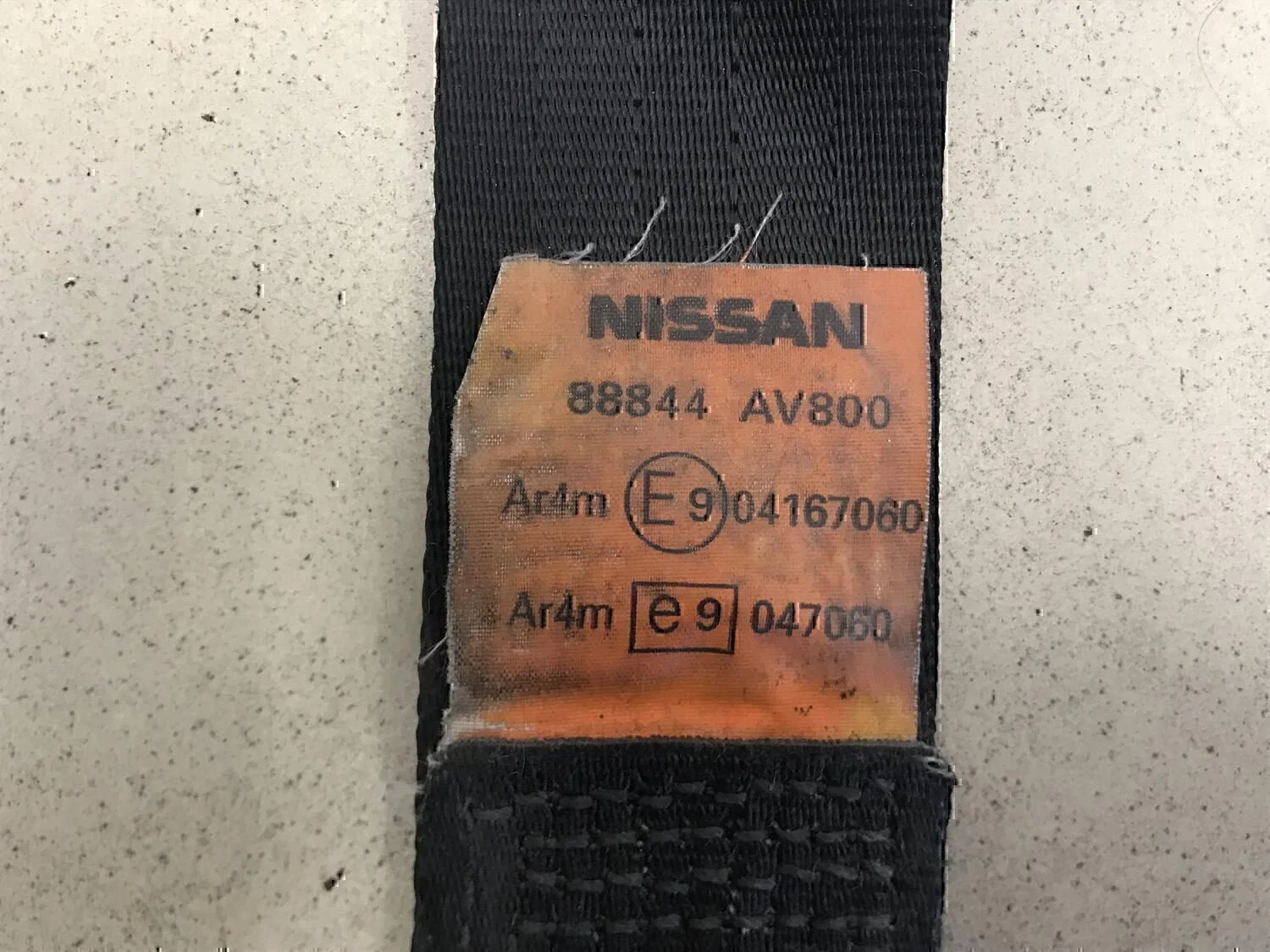 Ремень безопасности NISSAN Primera P12E 2002-2007 - миниатюра 6