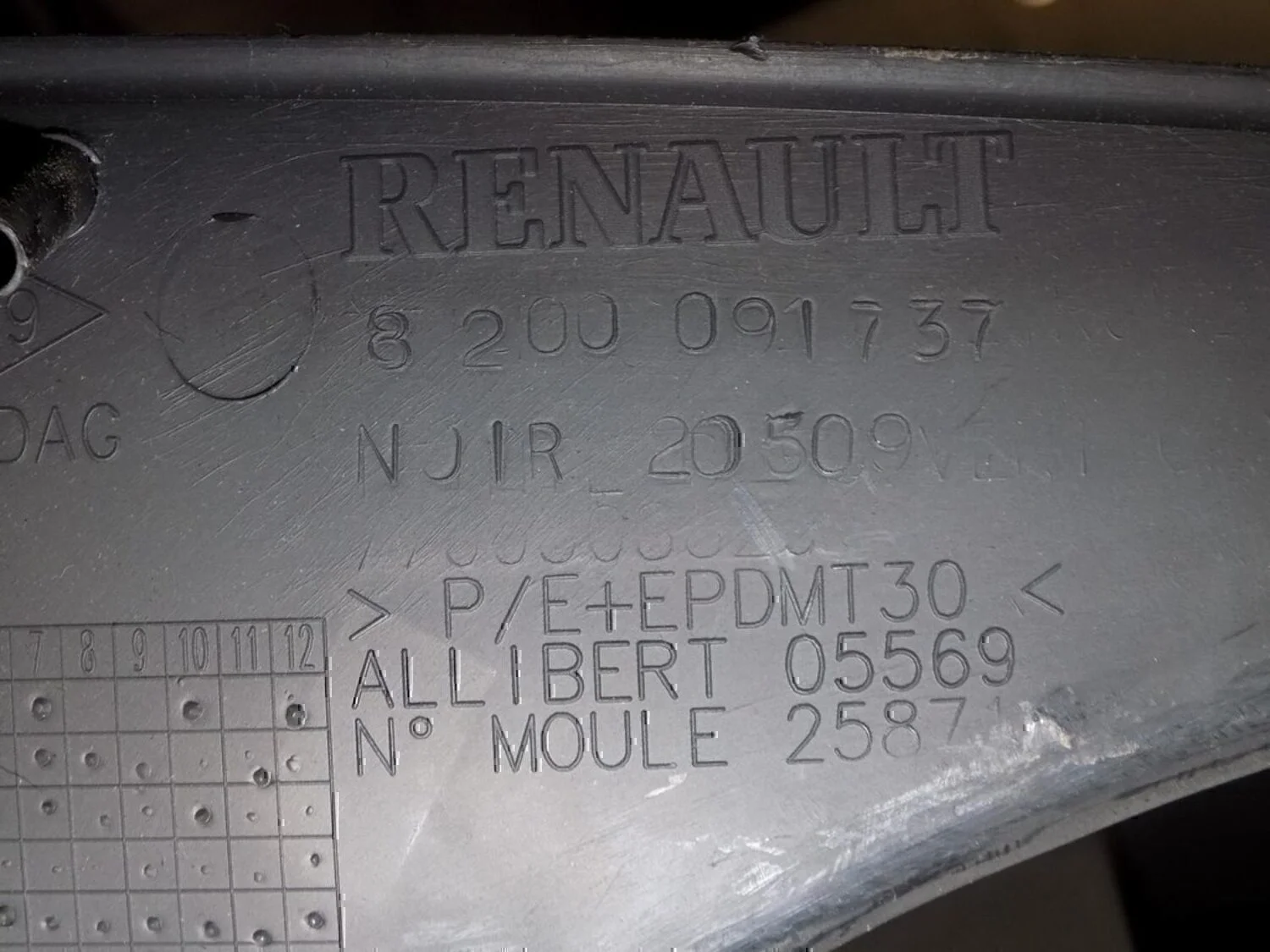 Накладка декоративная RENAULT Kangoo 1997-2003 - миниатюра 2