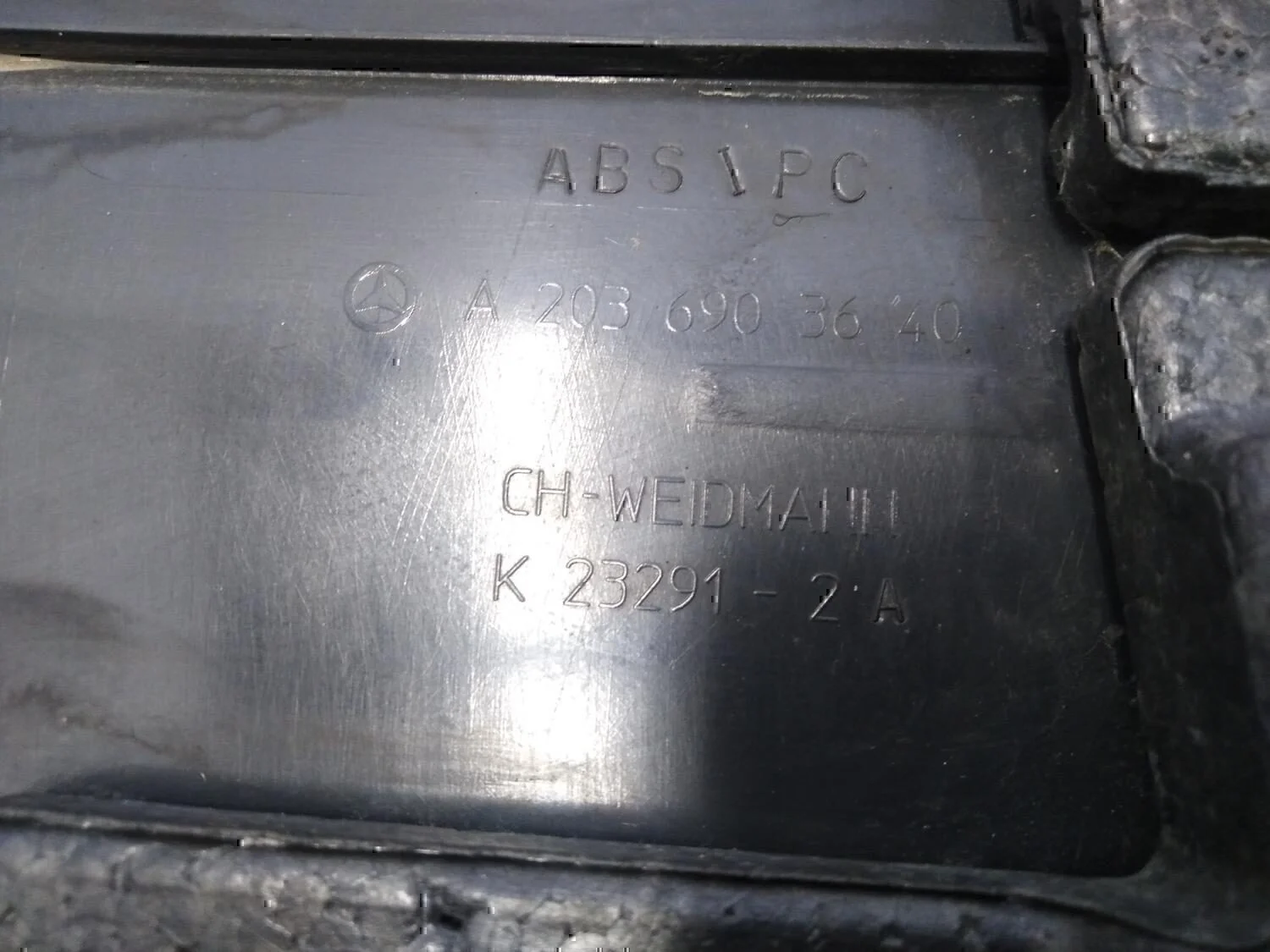 Обшивка стойки MERCEDES-BENZ W203 2000-2006 - миниатюра 4