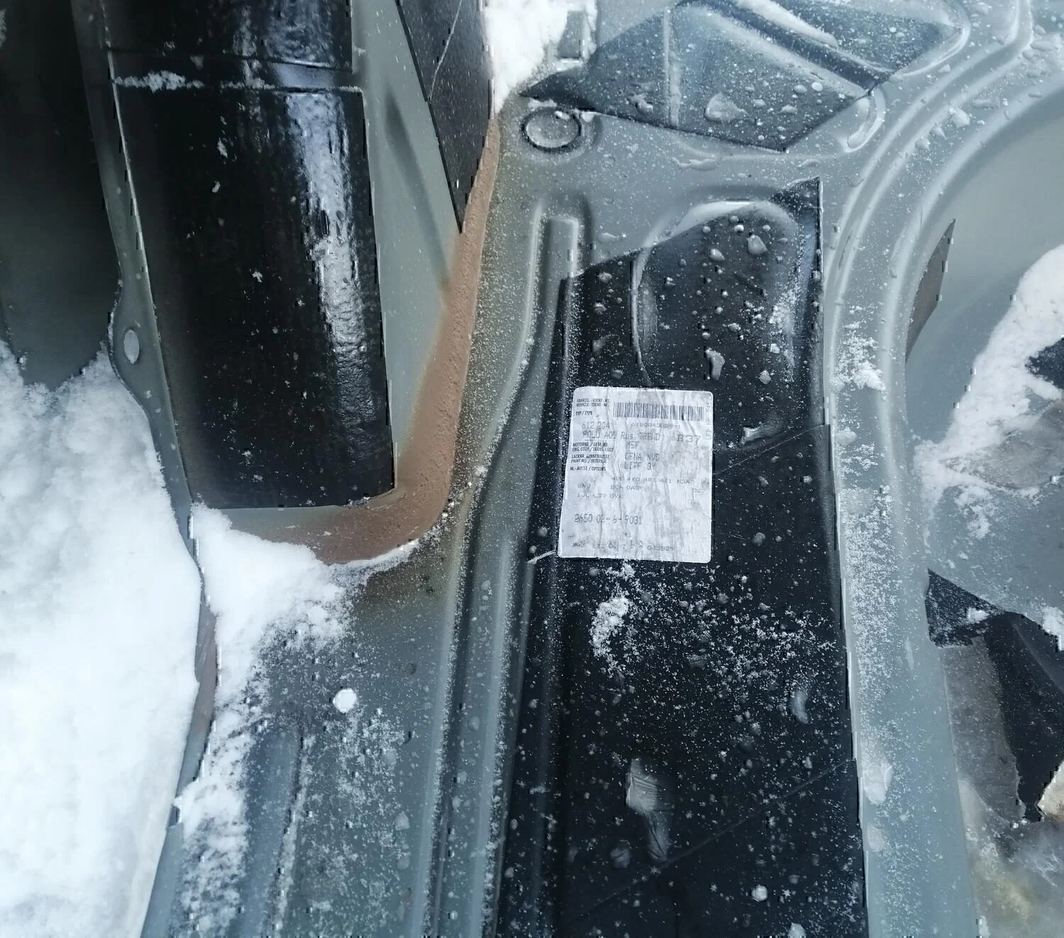Ниша запасного колеса VW Polo (Sed RUS) 2011> - миниатюра 2