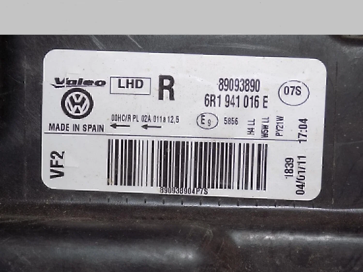 Фара правая VW Polo (Sed RUS) 2011> - миниатюра 4