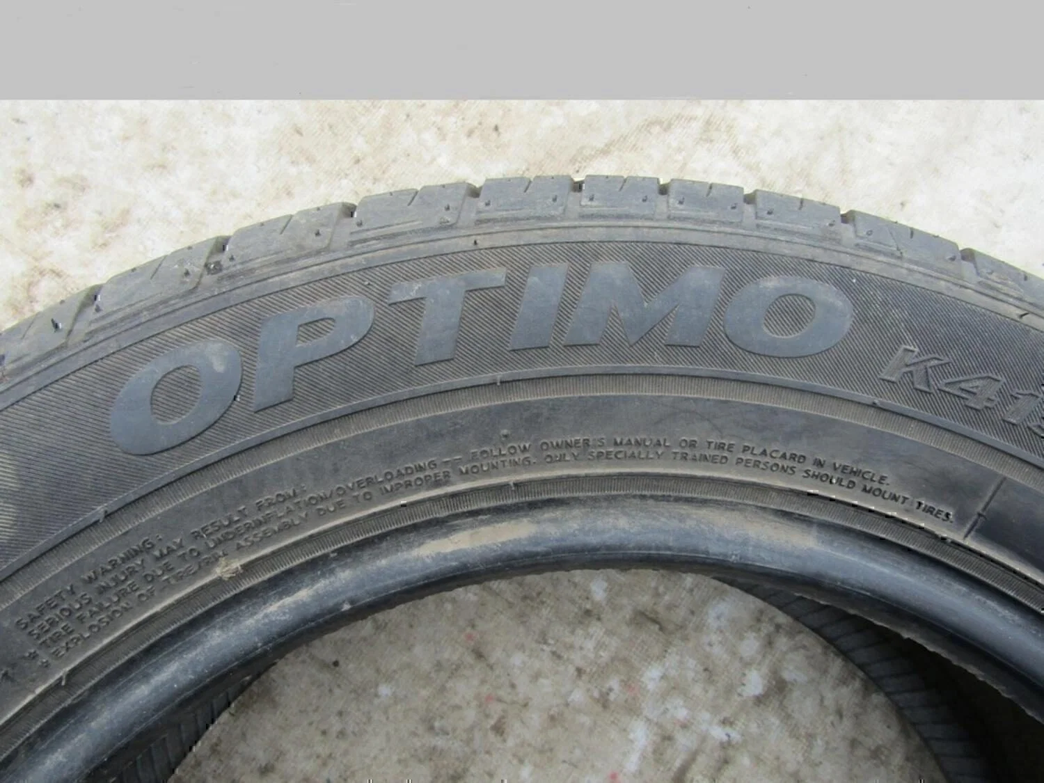 Hankook Optimo K415 185/65 R15 88H - миниатюра 9