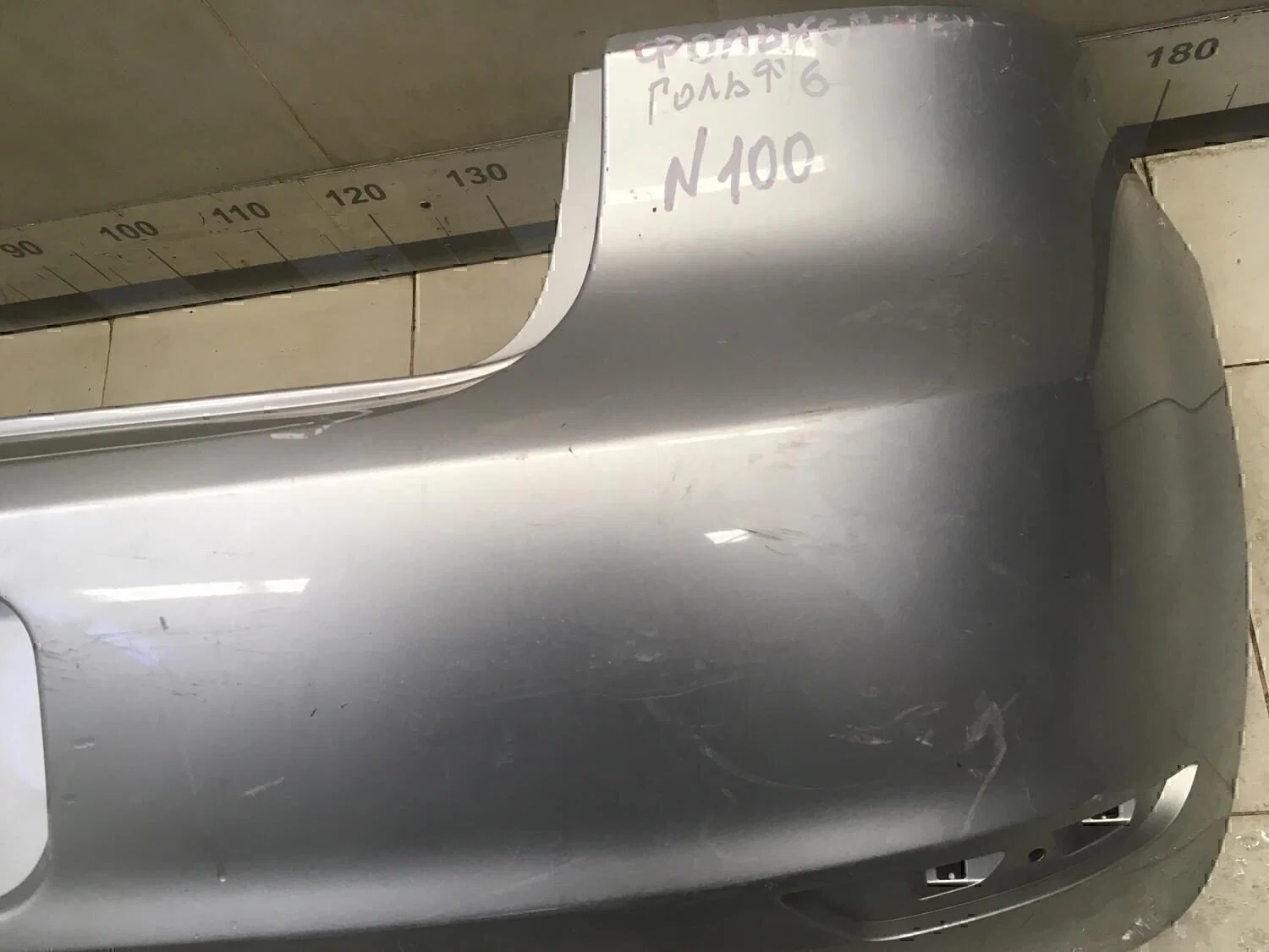 Бампер задний VW Golf VI 2009-2012 - миниатюра 7
