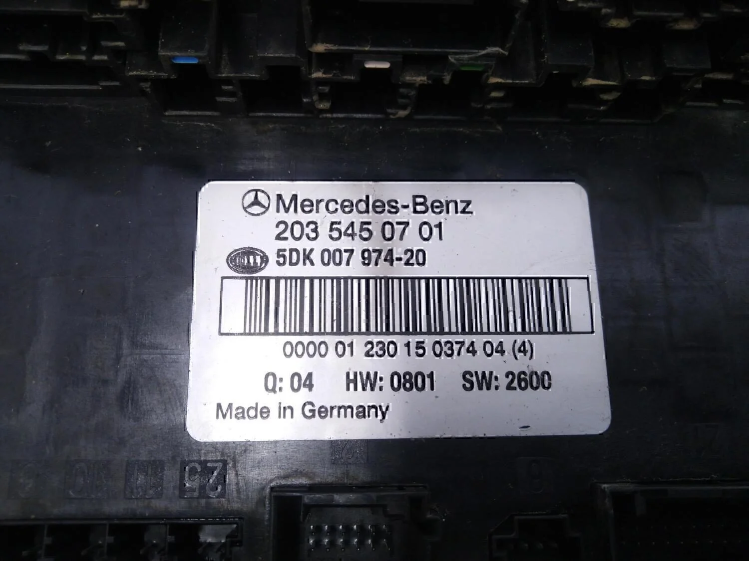 Блок предохранителей MERCEDES-BENZ W203 2000-2006 - миниатюра 7