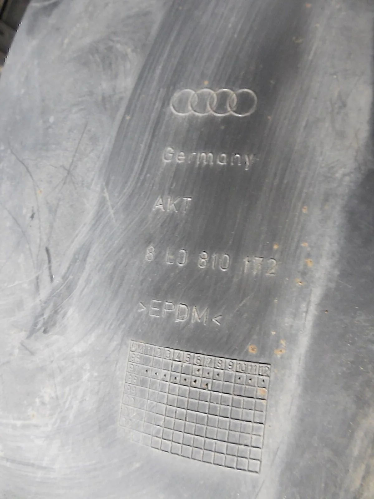 Локер задний правый Audi A3 (8L1) 1996-2003 - миниатюра 3