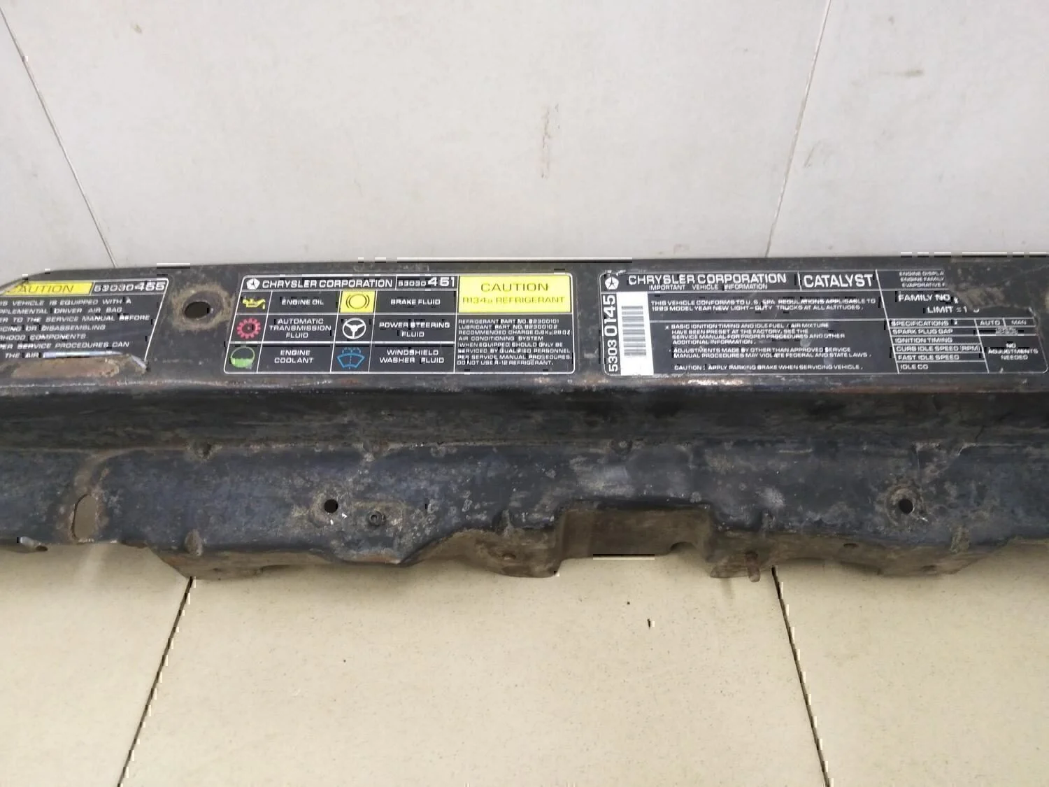 Панель передняя JEEP Grand Cherokee (ZJ) 1993-1998 - миниатюра 3