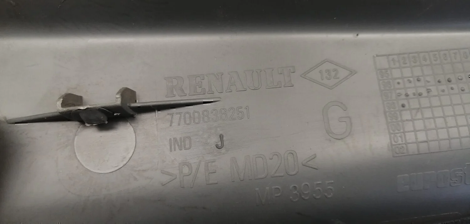 Обшивка багажника RENAULT Scenic 1999-2002 - миниатюра 6