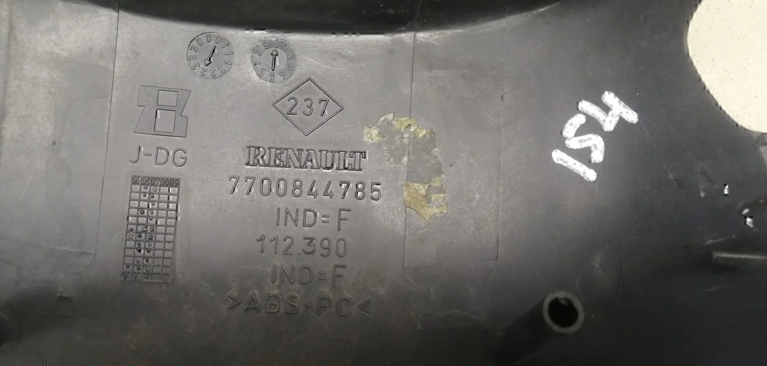 Кожух рулевой колонки верхний RENAULT Scenic 1999-2002 - миниатюра 4
