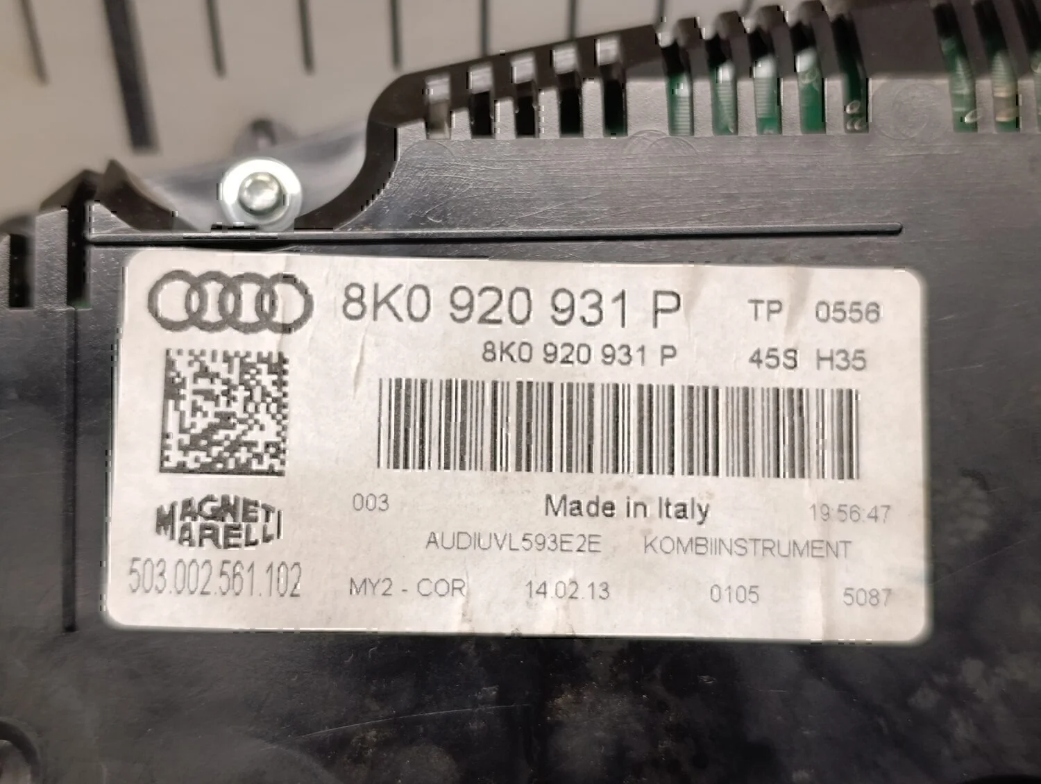 Панель приборов Audi A4 [B8] 2007-2015 - миниатюра 6